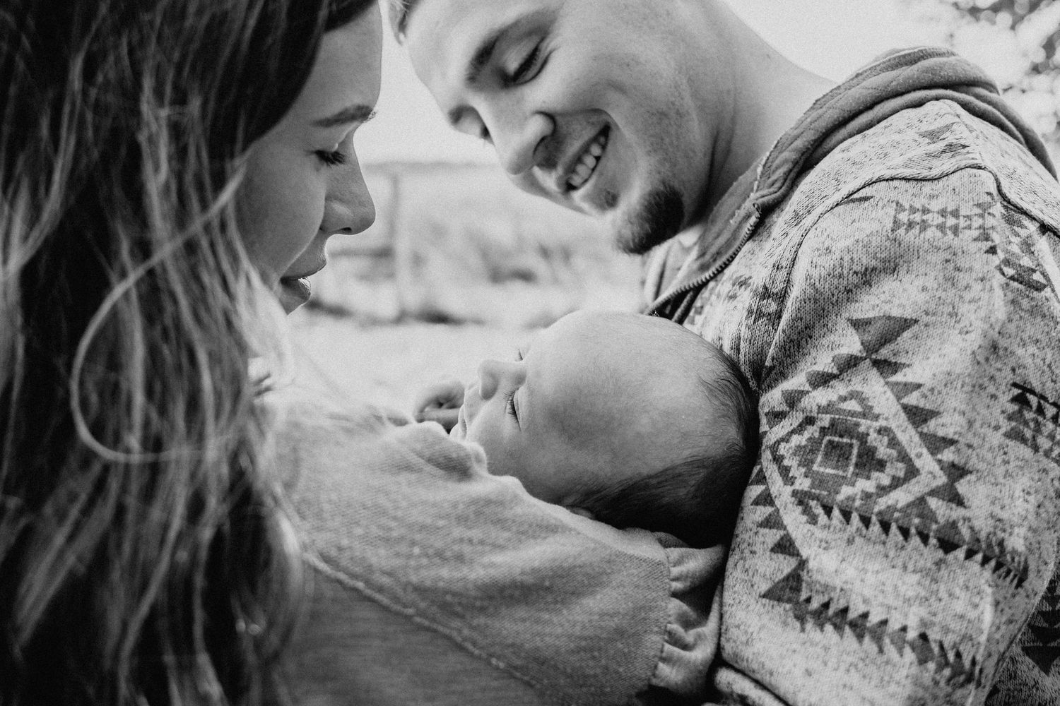 A family session in Twelve Mile, Indiana