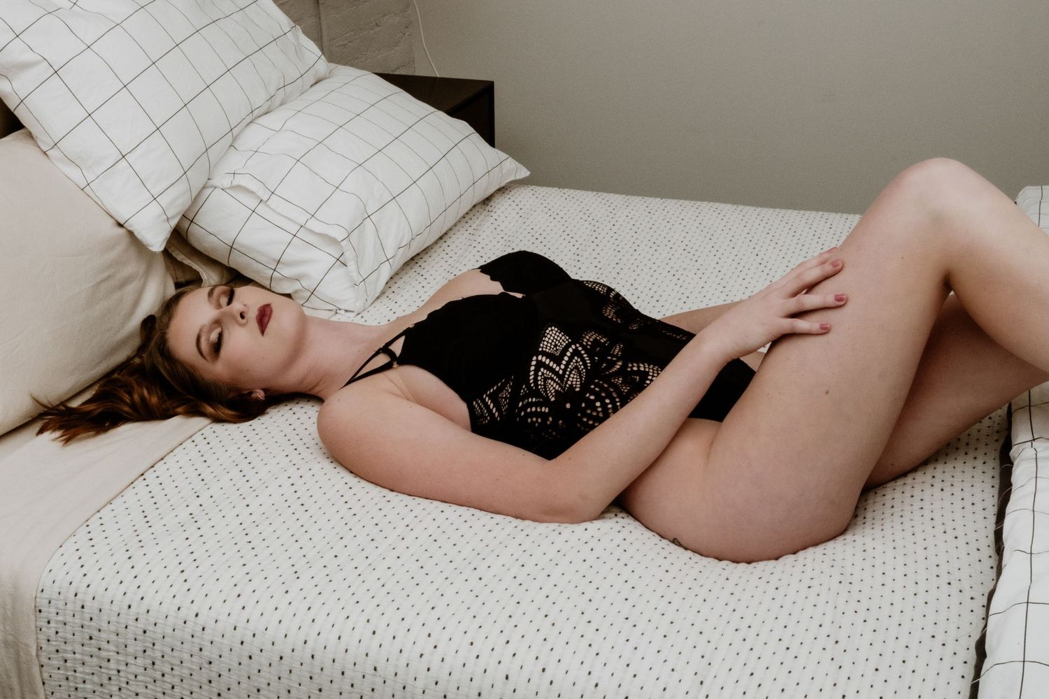 A boudoir session in Michigan City, Indiana