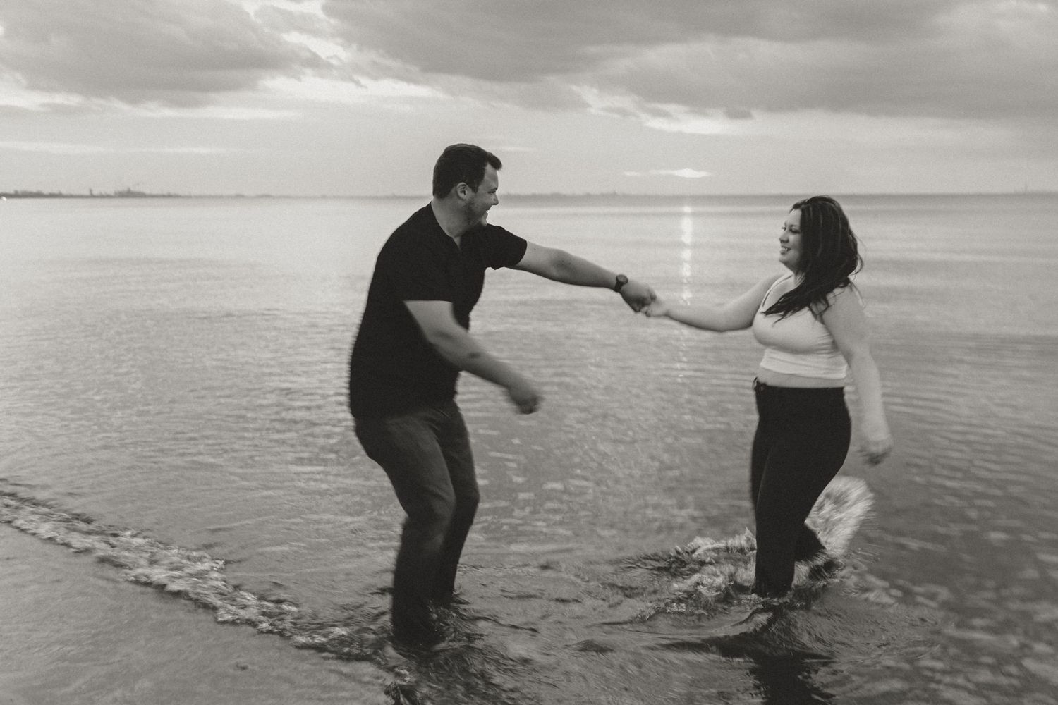 A couples session at Indiana Dunes National Park, West Beach in Gary, Indiana