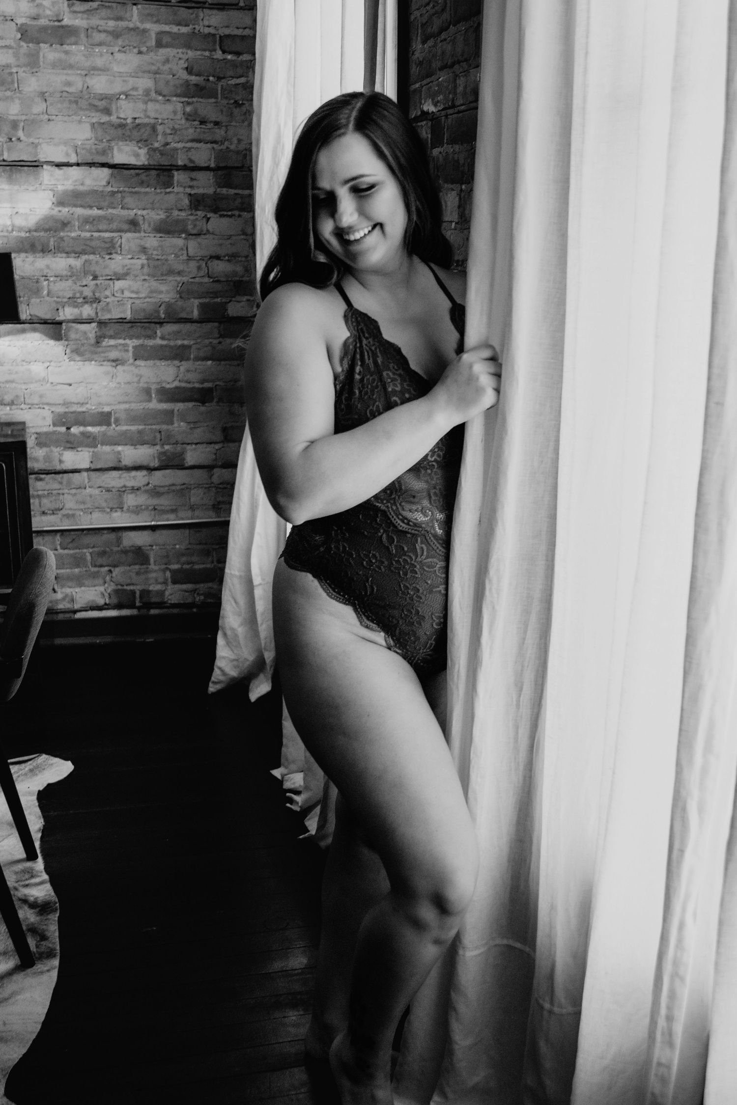 A boudoir session in Michigan City, Indiana