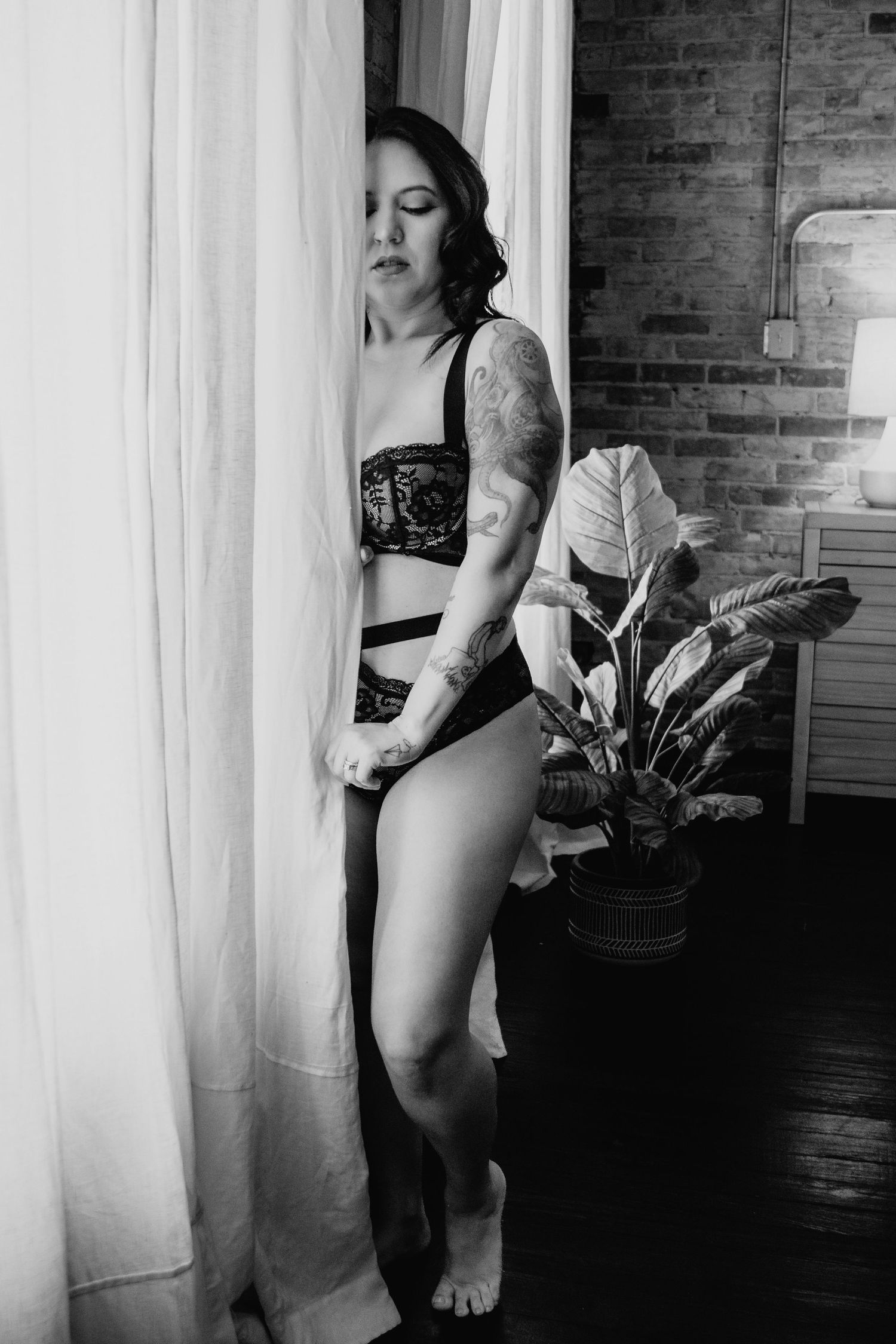 A boudoir session in Michigan City, Indiana