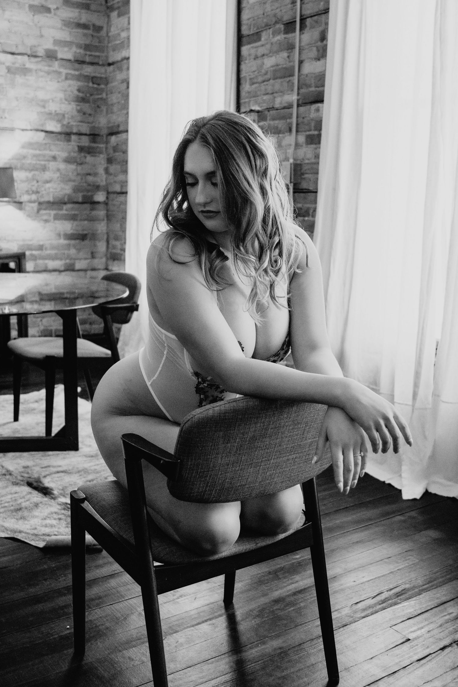A boudoir session in Michigan City, Indiana