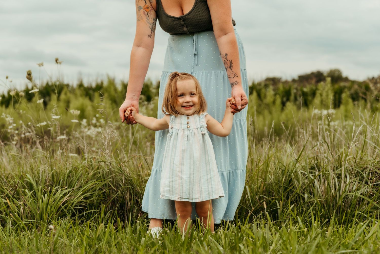 A family session in Twelve Mile, Indiana