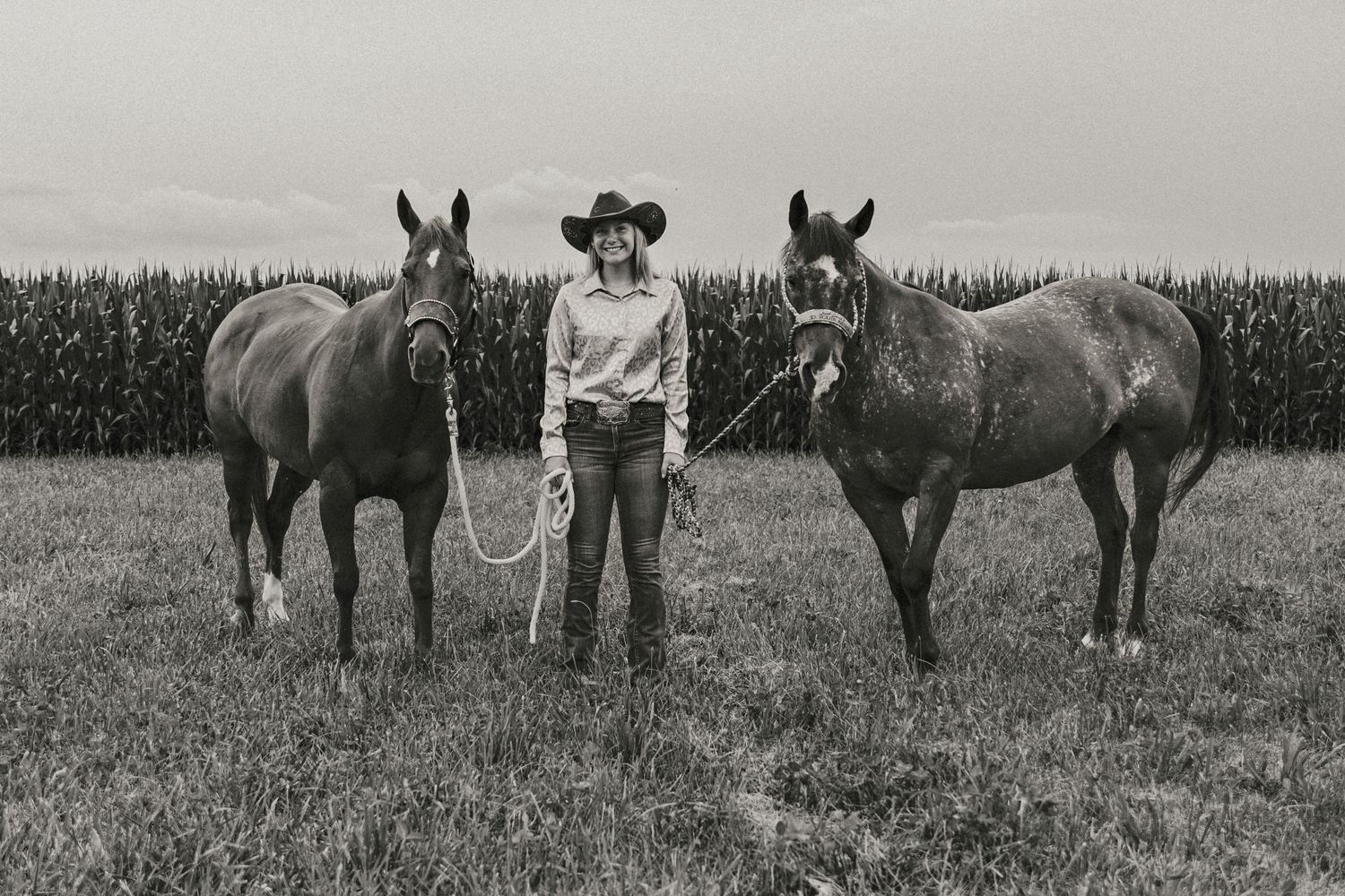 A senior session at Newton County Fairgrounds in Kentland, Indiana