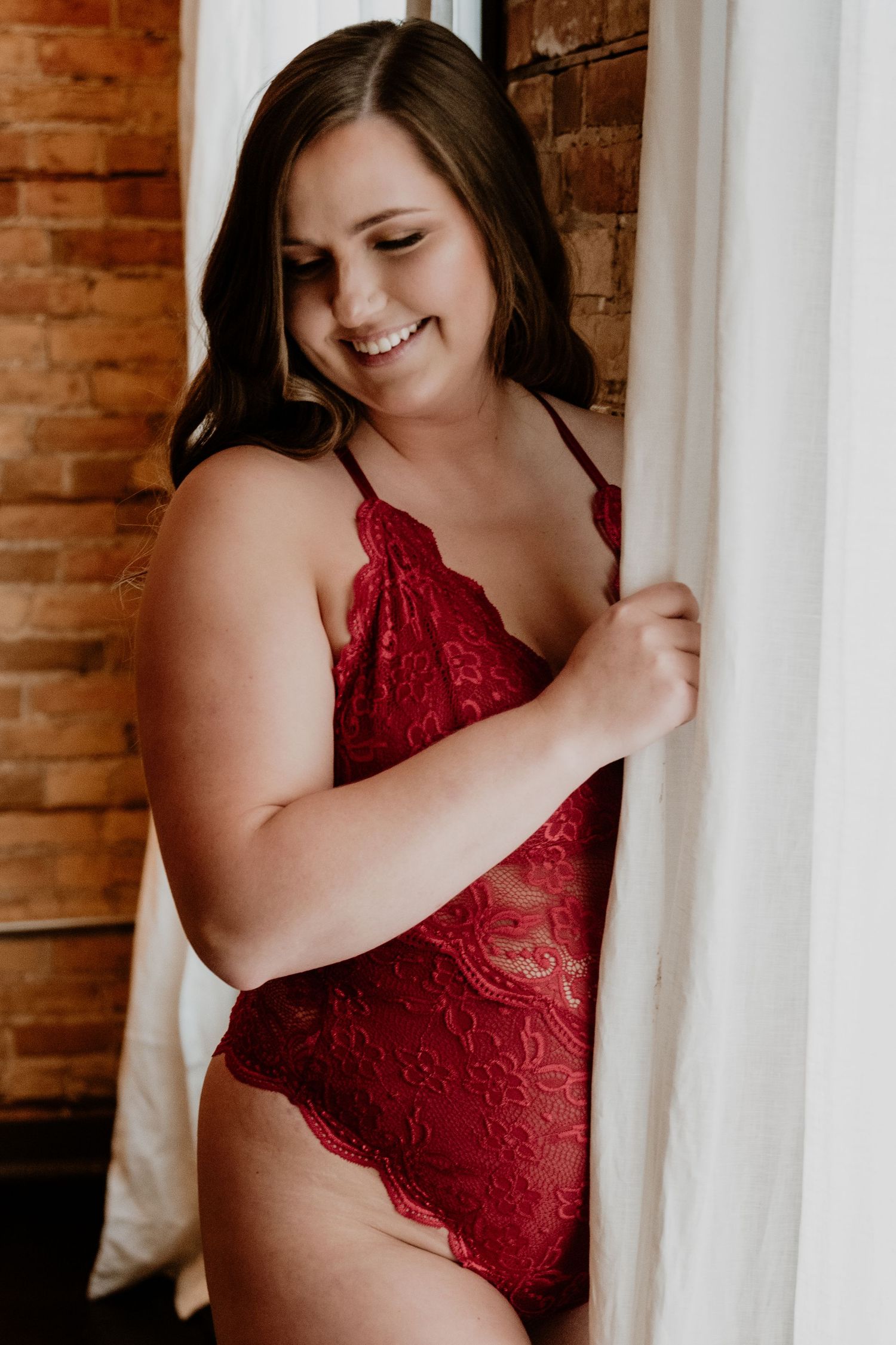 A boudoir session in Michigan City, Indiana