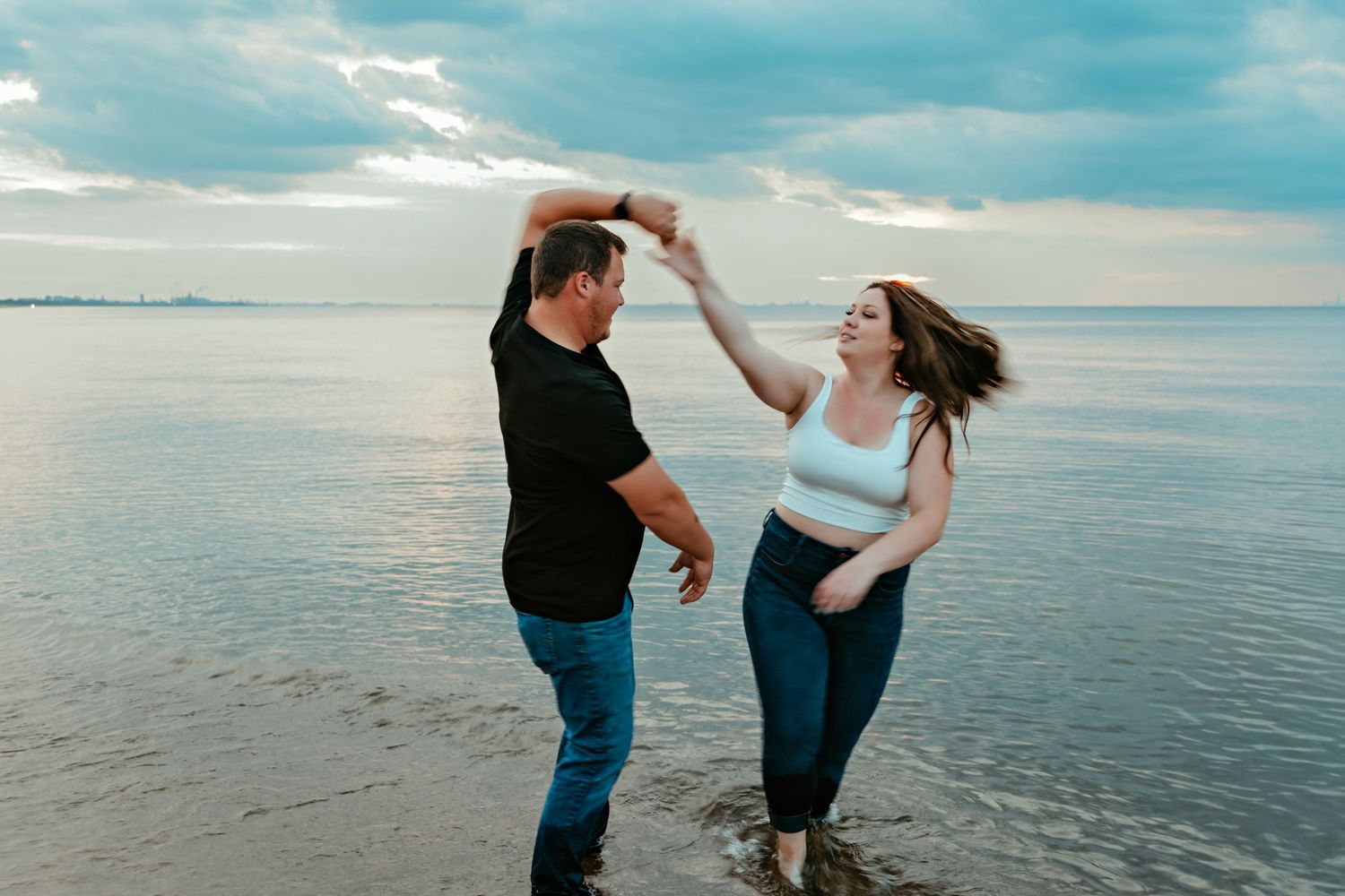 A couples session at Indiana Dunes National Park, West Beach in Gary, Indiana