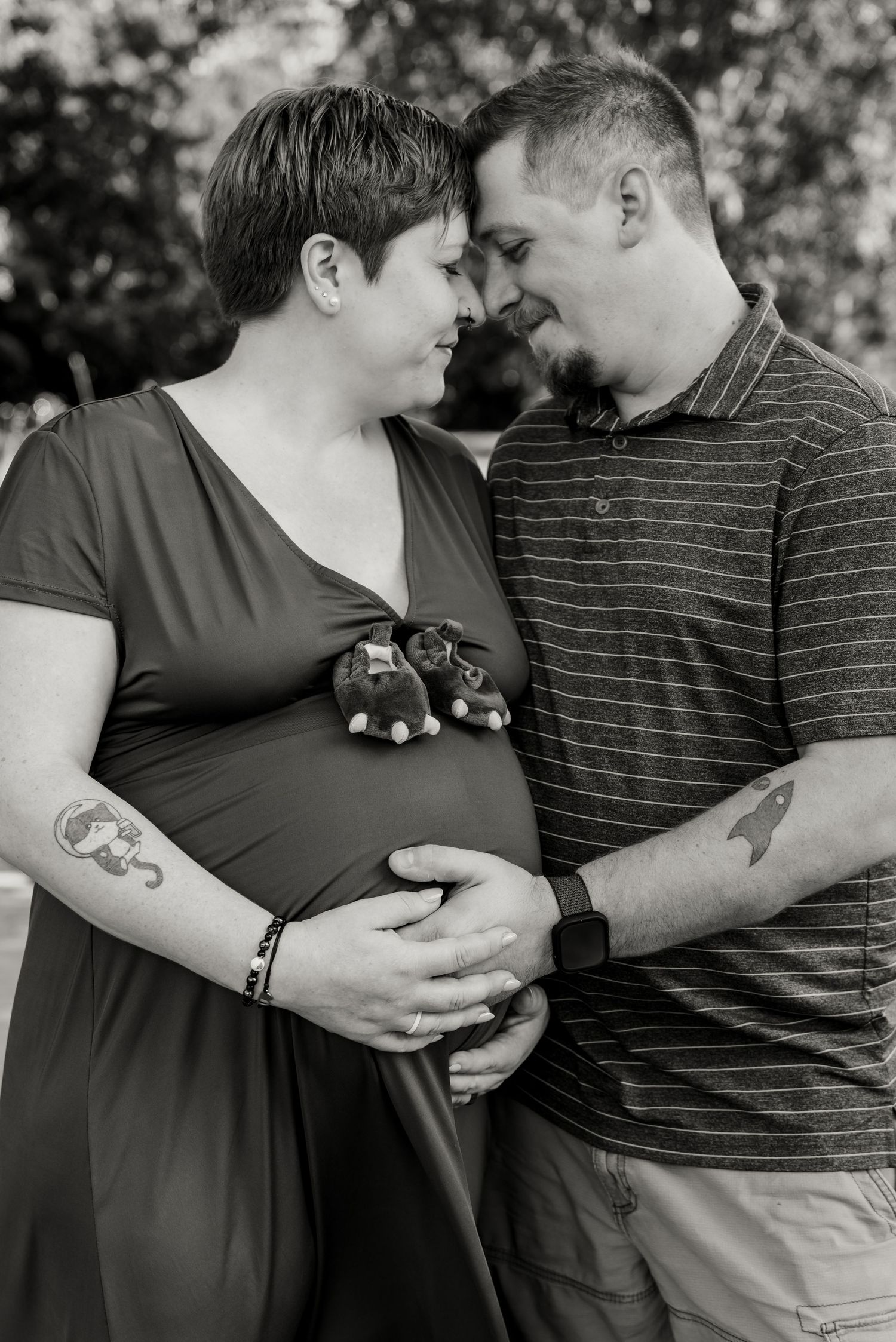 A maternity session at Celery Bog Nature Area in West Lafayette, Indiana