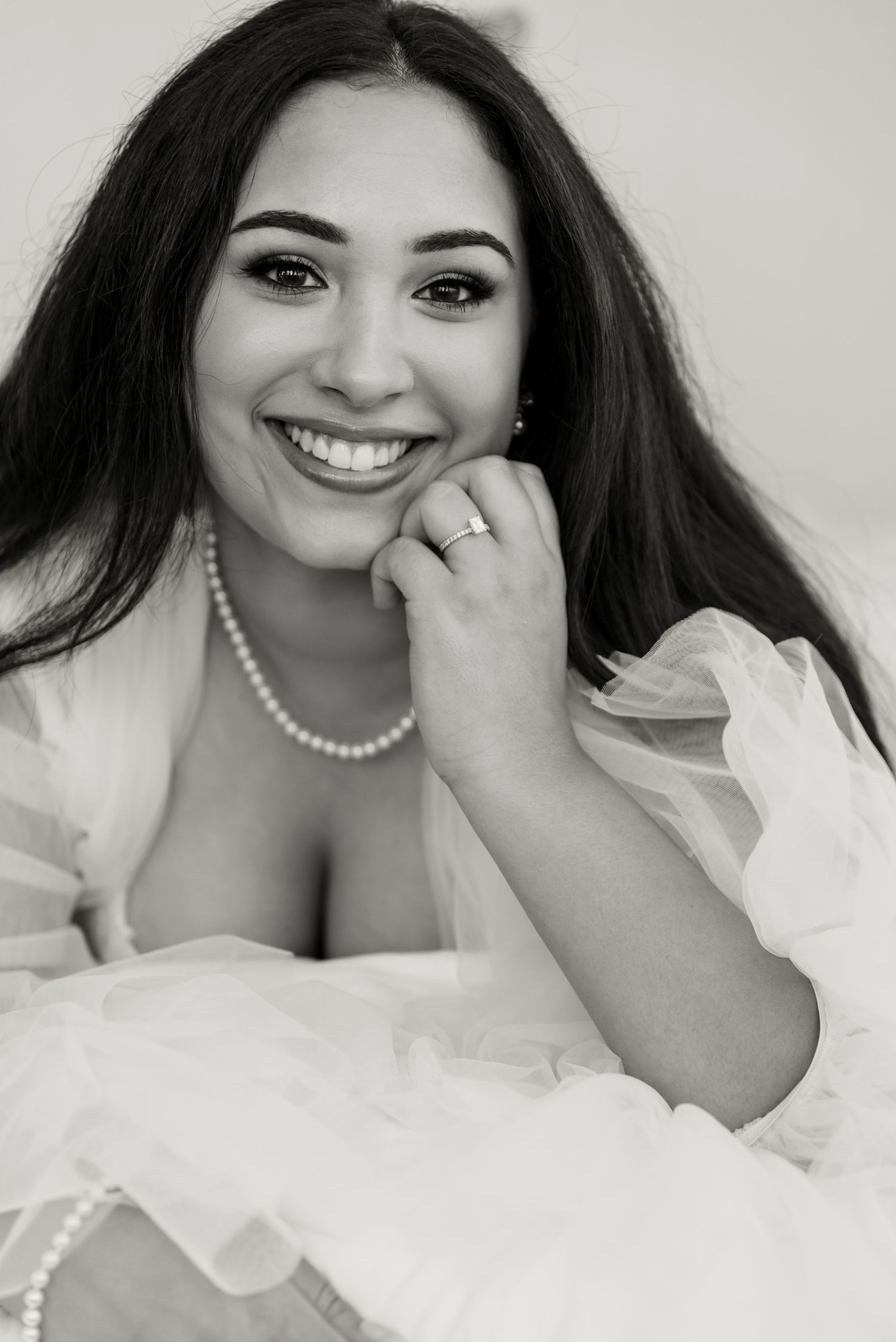A bridal boudoir session in Valparaiso, Indiana