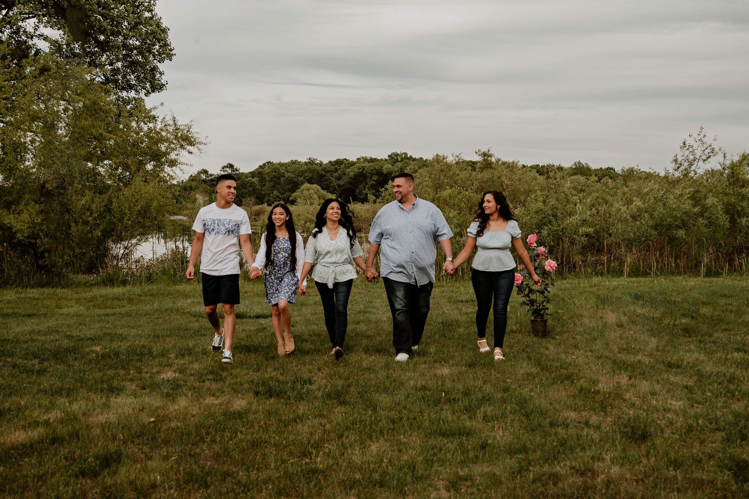 A family session in Schererville, Indiana