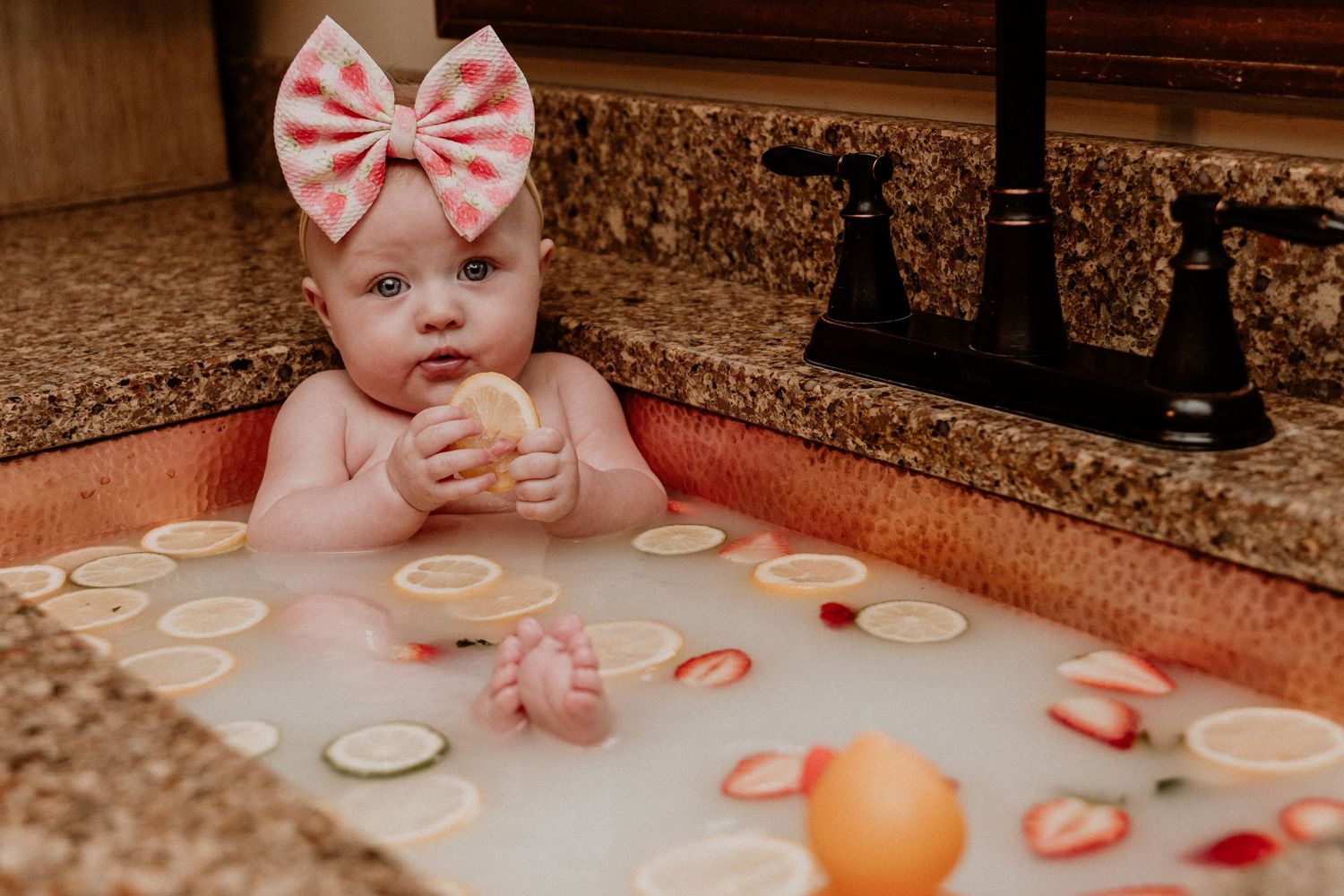 A milk bath in DeMotte, Indiana