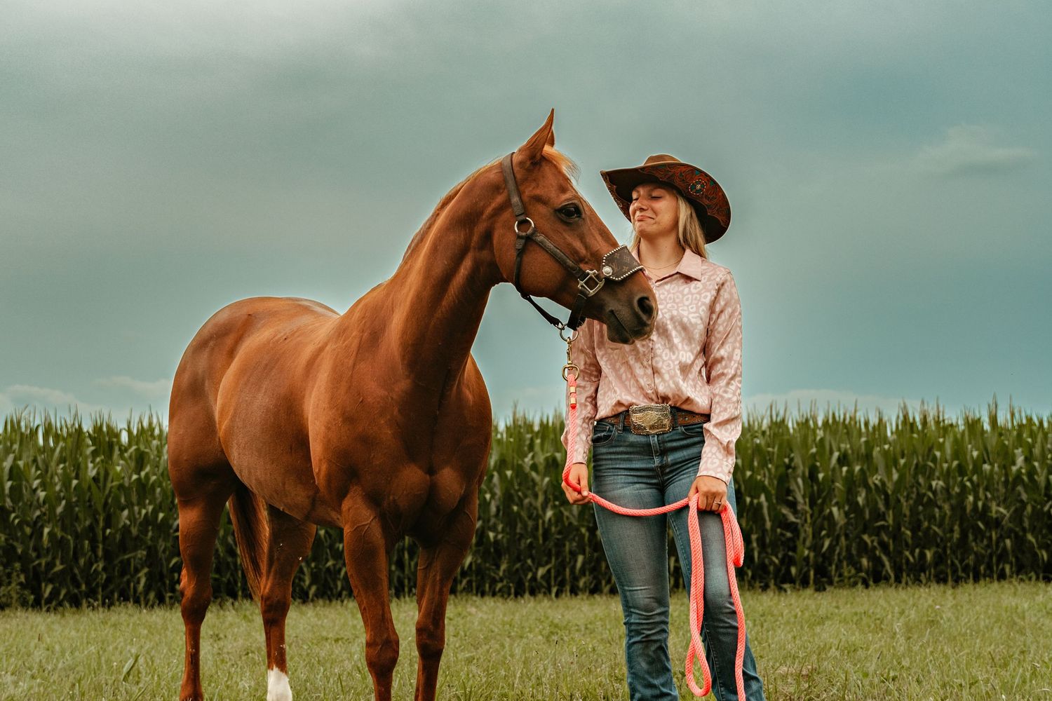 A senior session at Newton County Fairgrounds in Kentland, Indiana