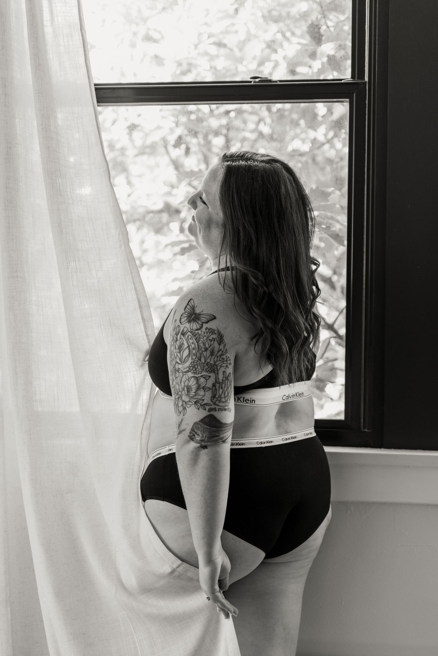 A boudoir session in Valparaiso, Indiana