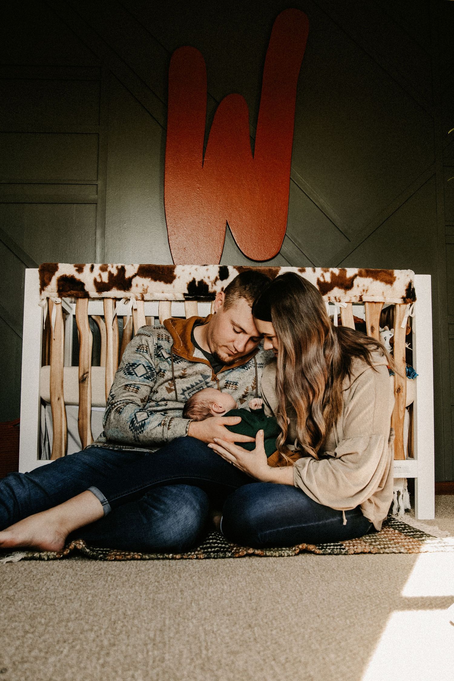 A family session in Twelve Mile, Indiana