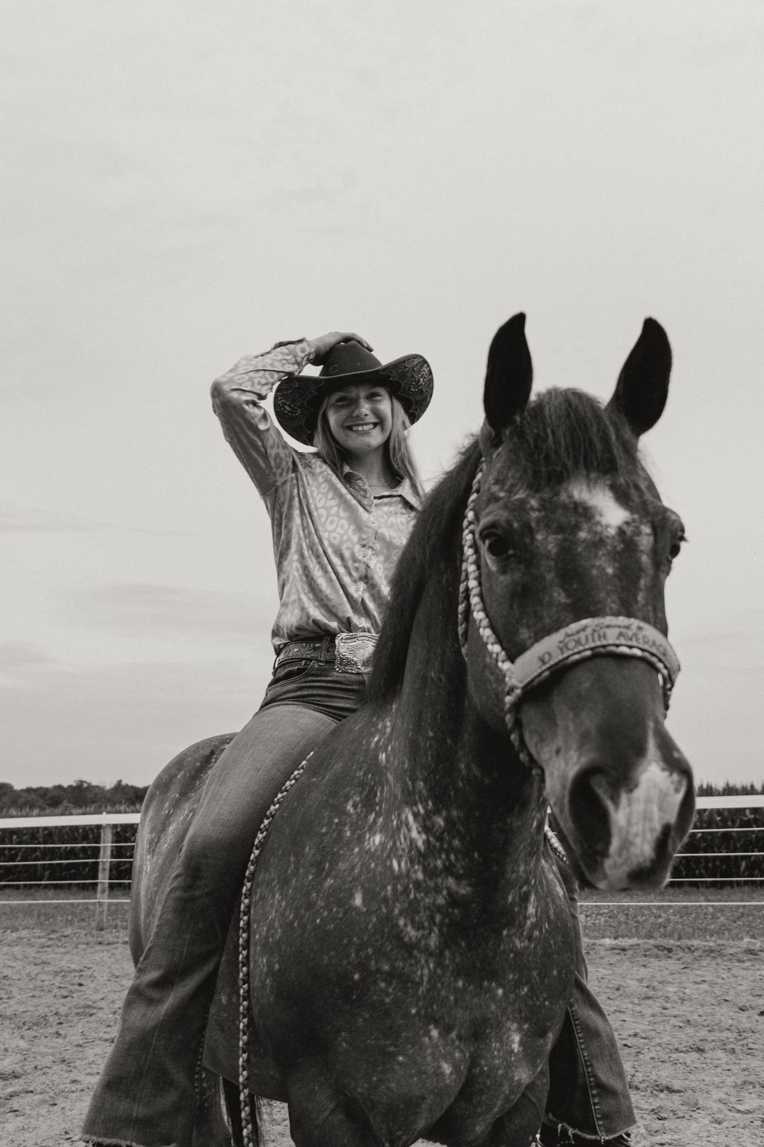 A senior session at Newton County Fairgrounds in Kentland, Indiana