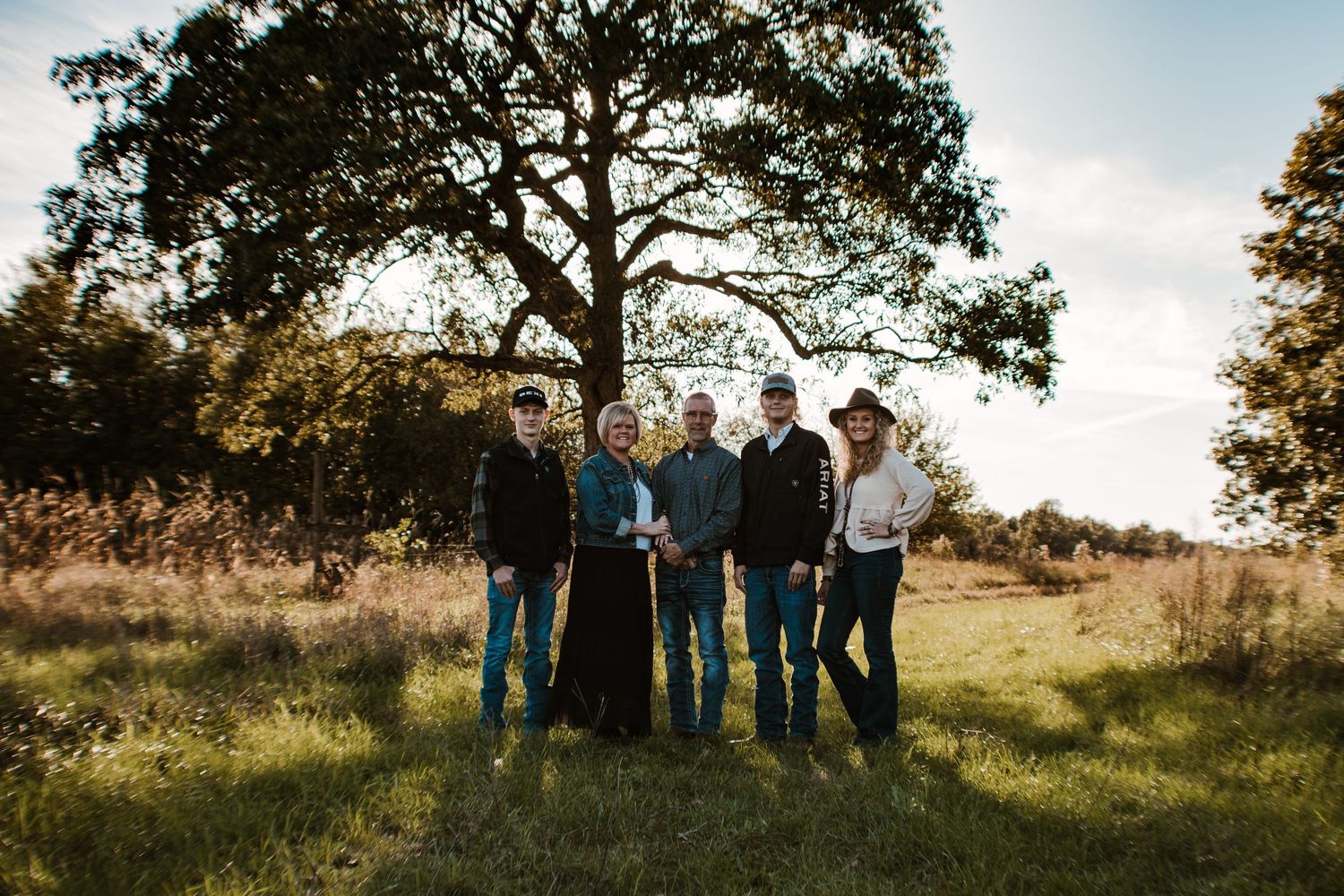 A family session in Fair Oaks, Indiana
