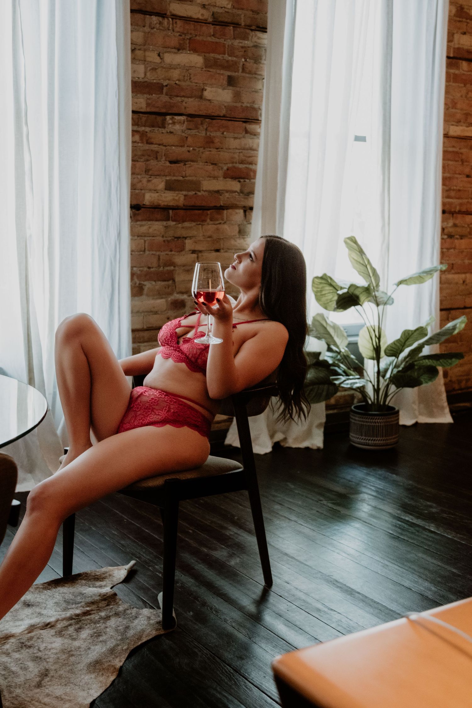 A boudoir session in Michigan City, Indiana