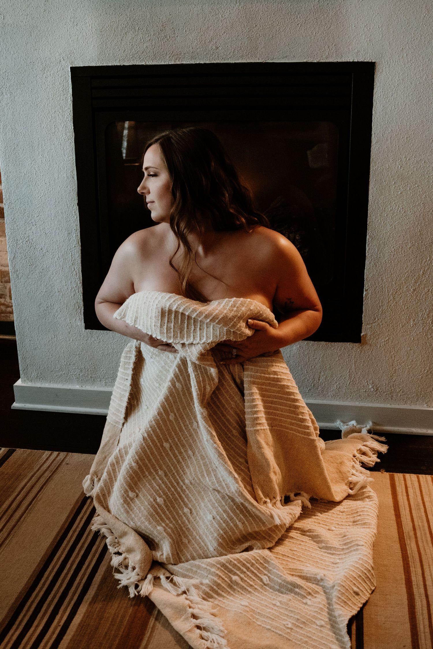 A boudoir session in Michigan City, Indiana