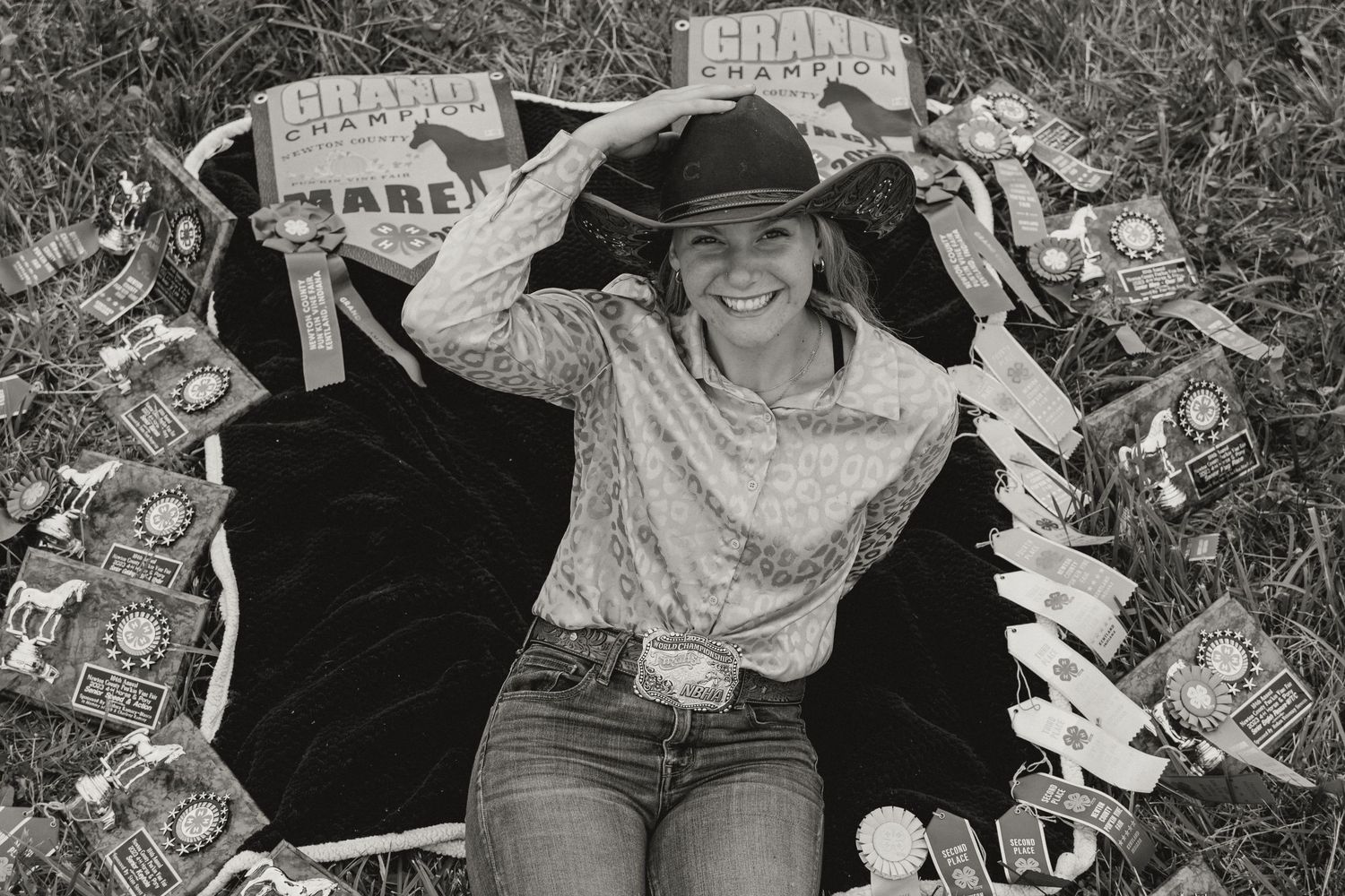 A senior session at Newton County Fairgrounds in Kentland, Indiana