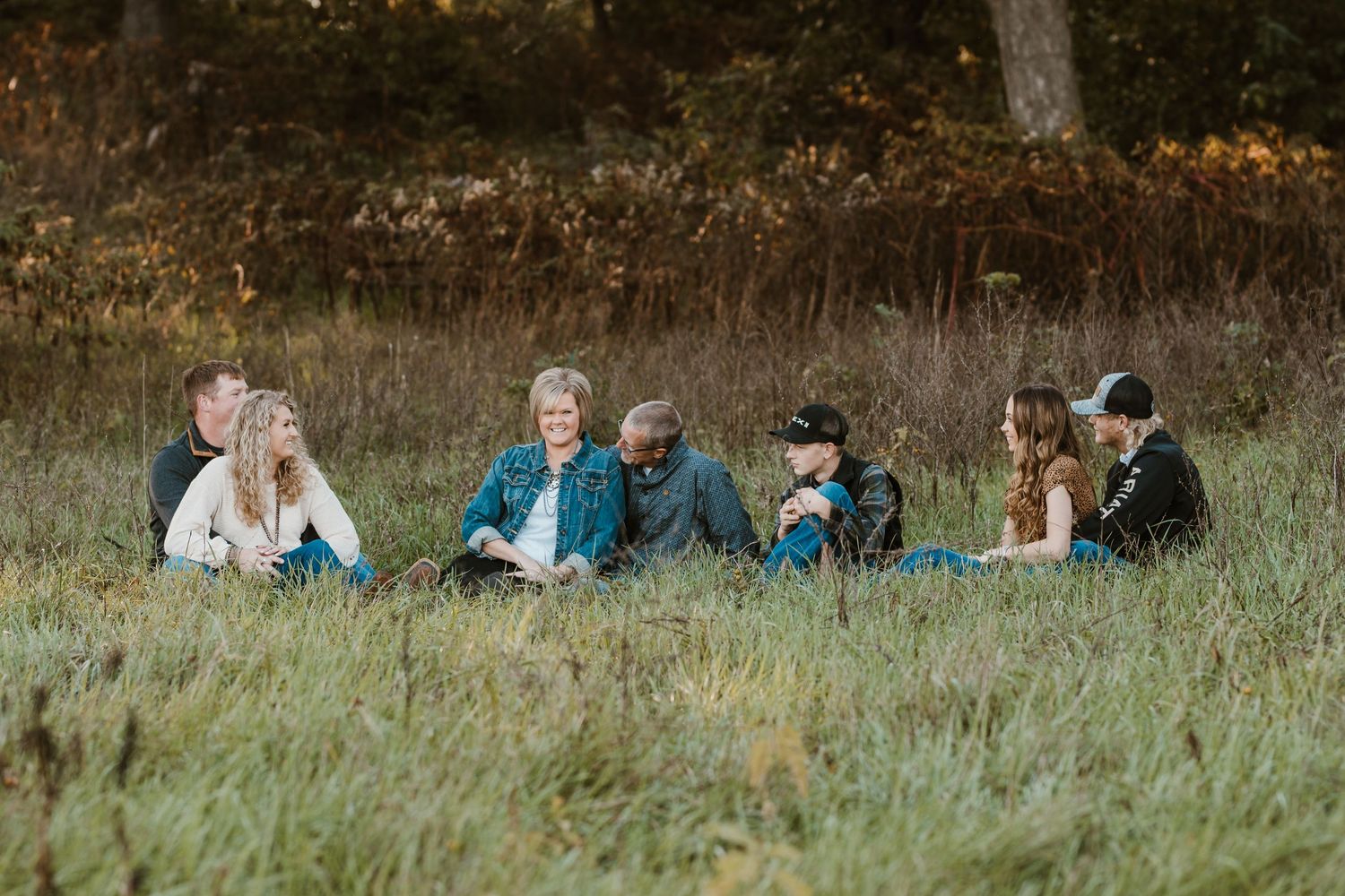 A family session in Fair Oaks, Indiana