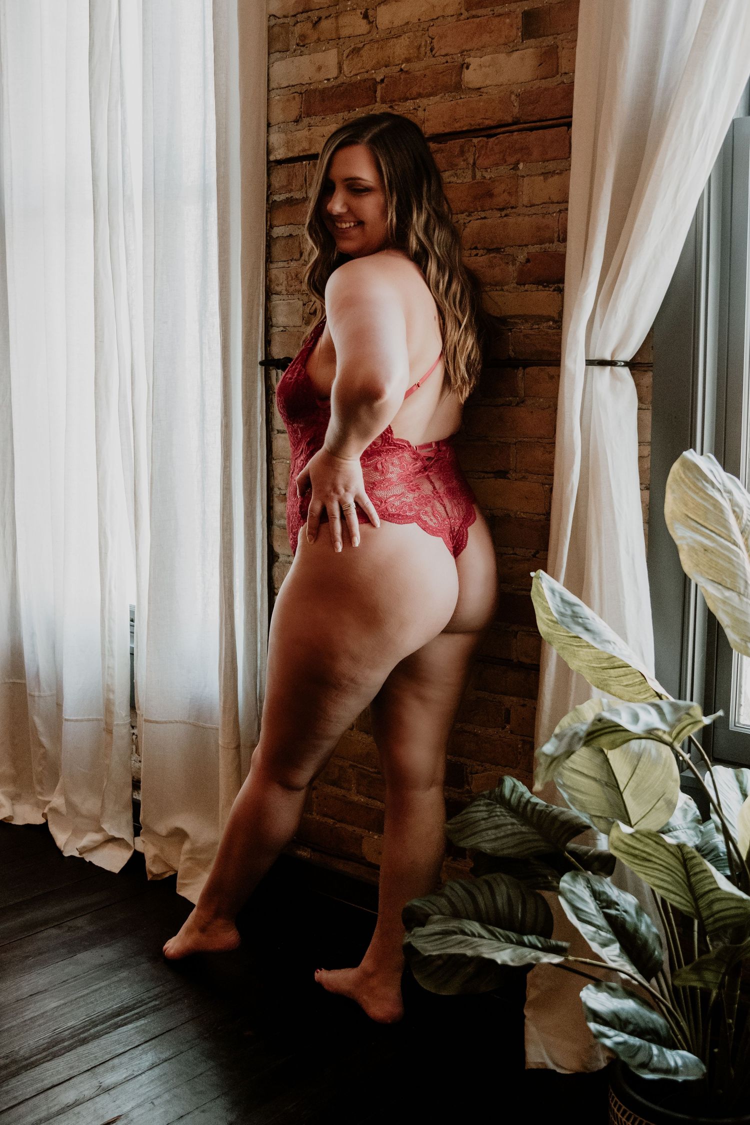 A boudoir session in Michigan City, Indiana
