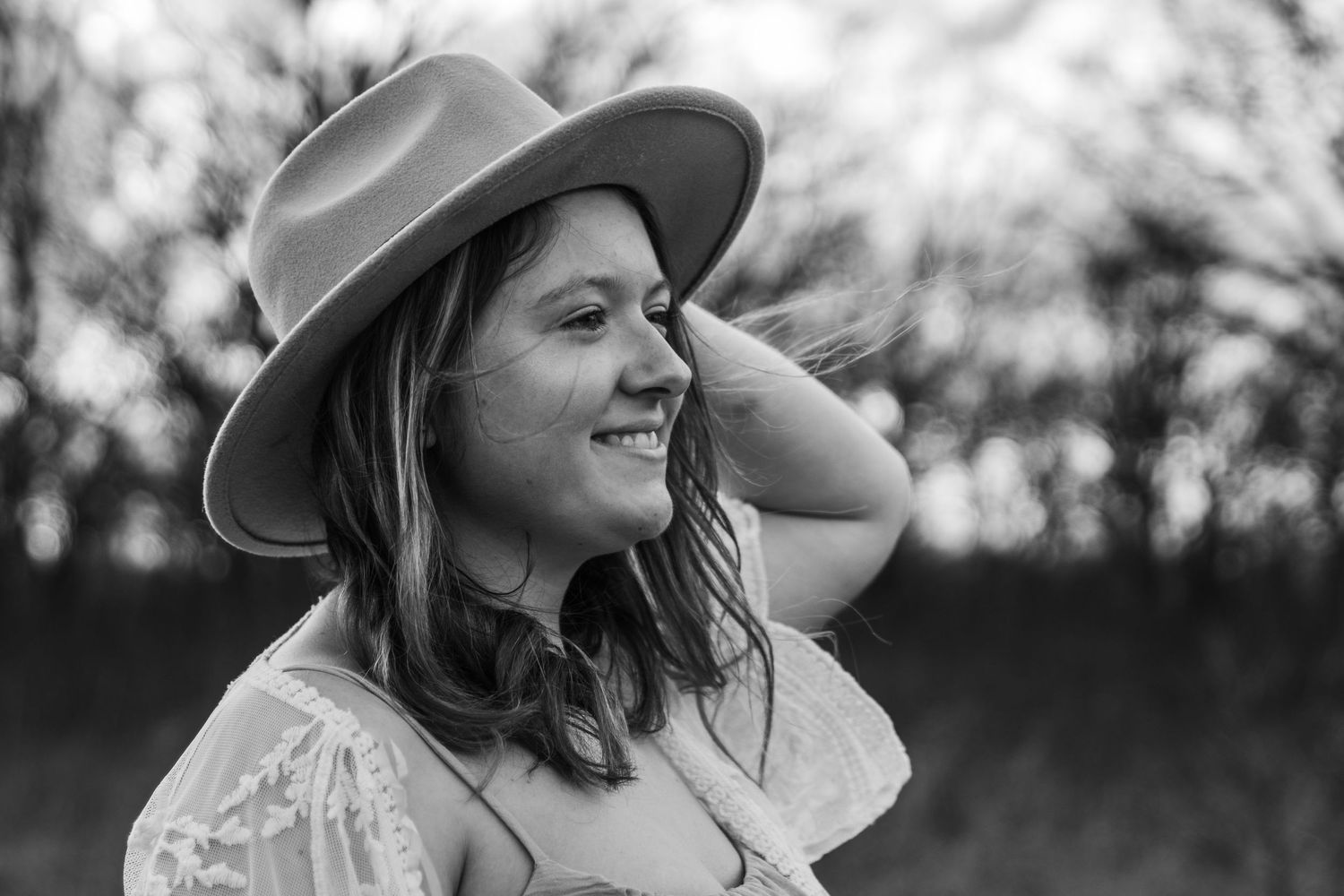 A senior session in Fair Oaks, Indiana