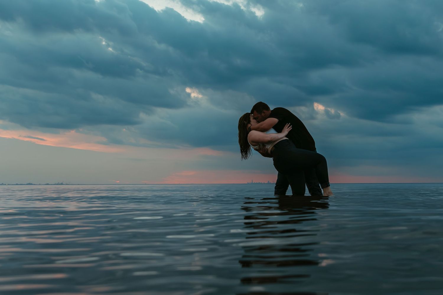 A couples session at Indiana Dunes National Park, West Beach in Gary, Indiana