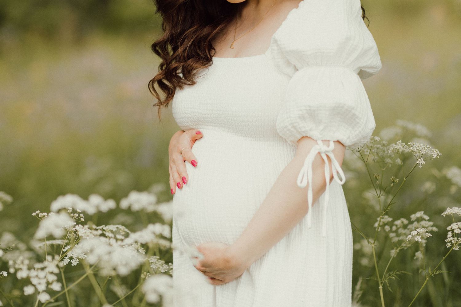 Gravidfotografering på sommaren