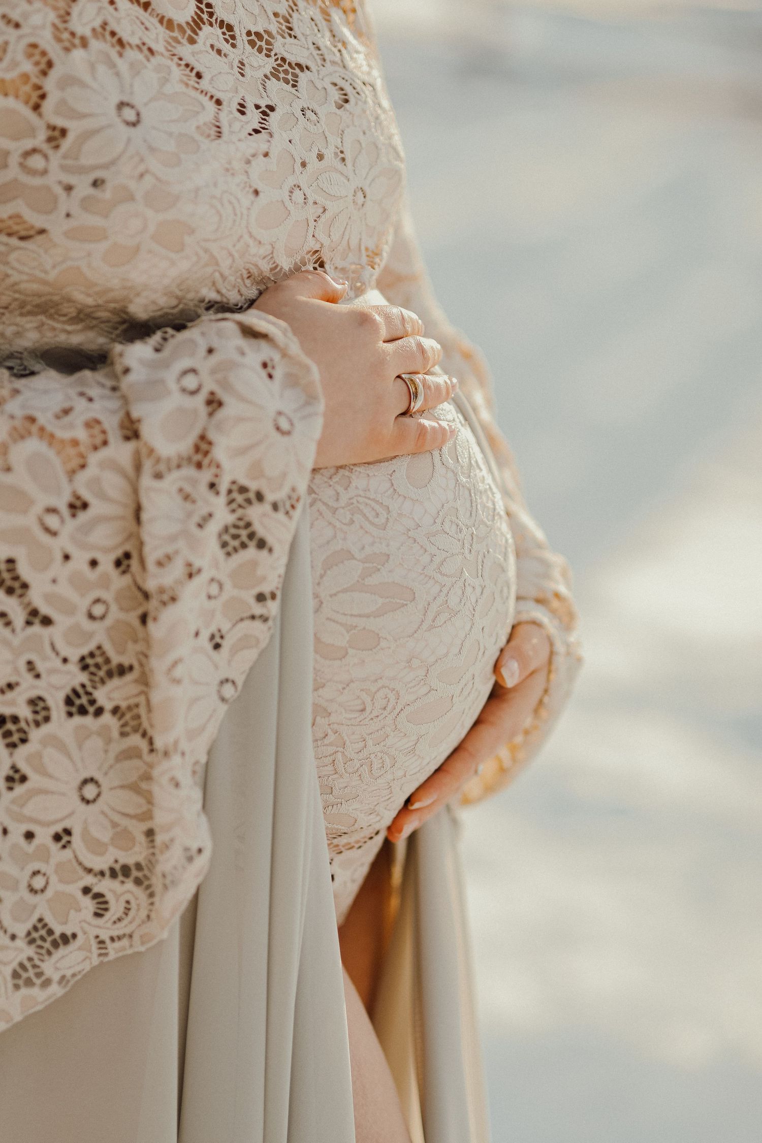 Gravidfotografering på vintern