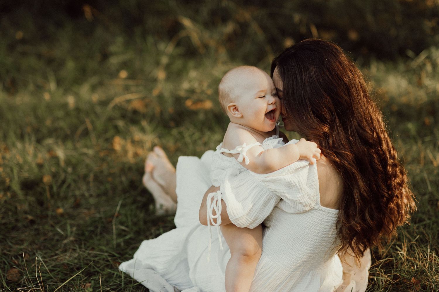 Familjefotografering på sommaren