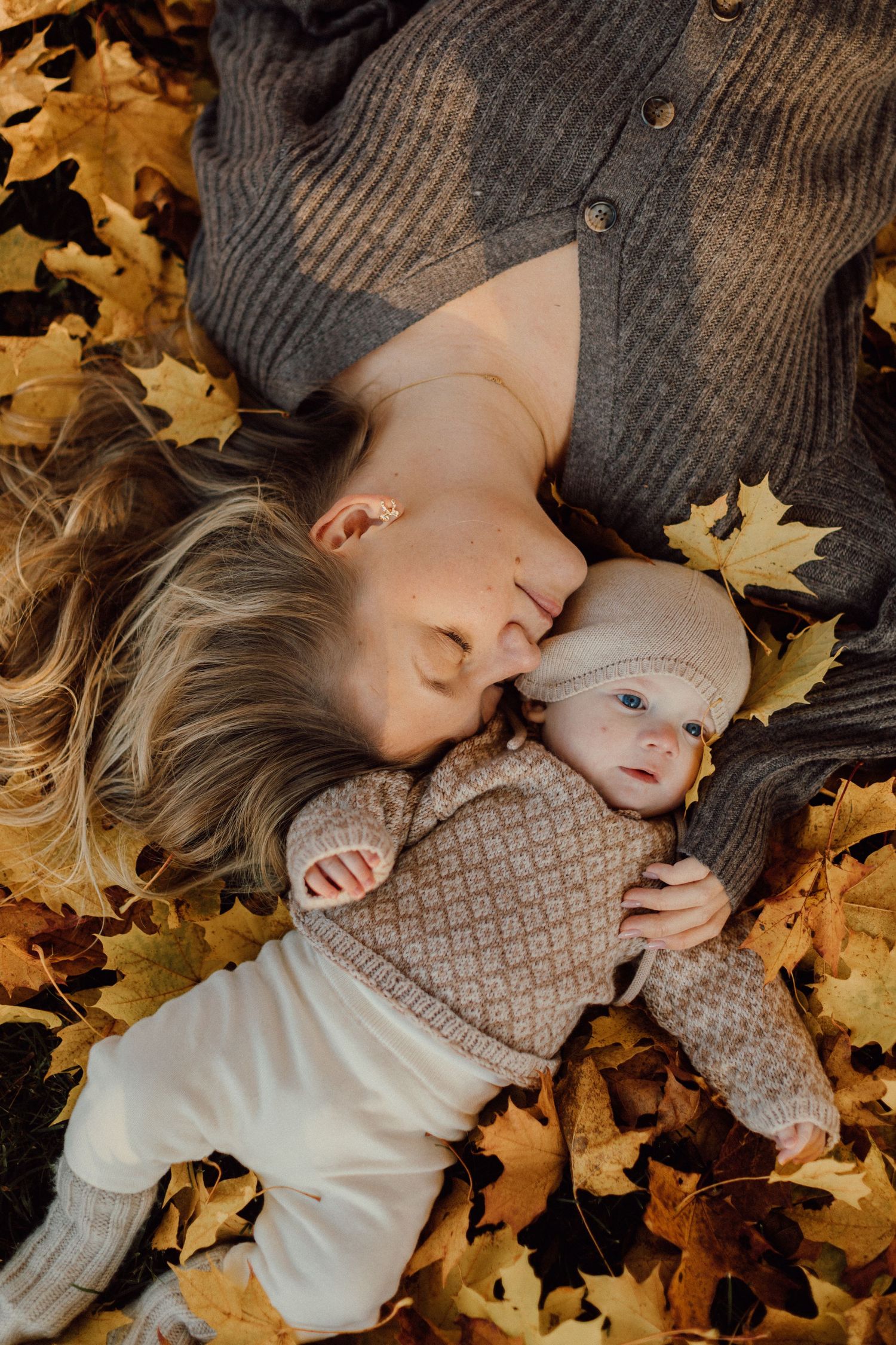 Familjefotografering på hösten