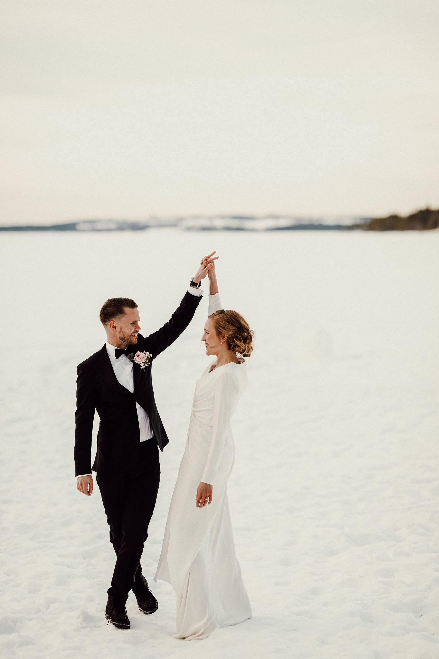 Bröllopsfotografering på vintern