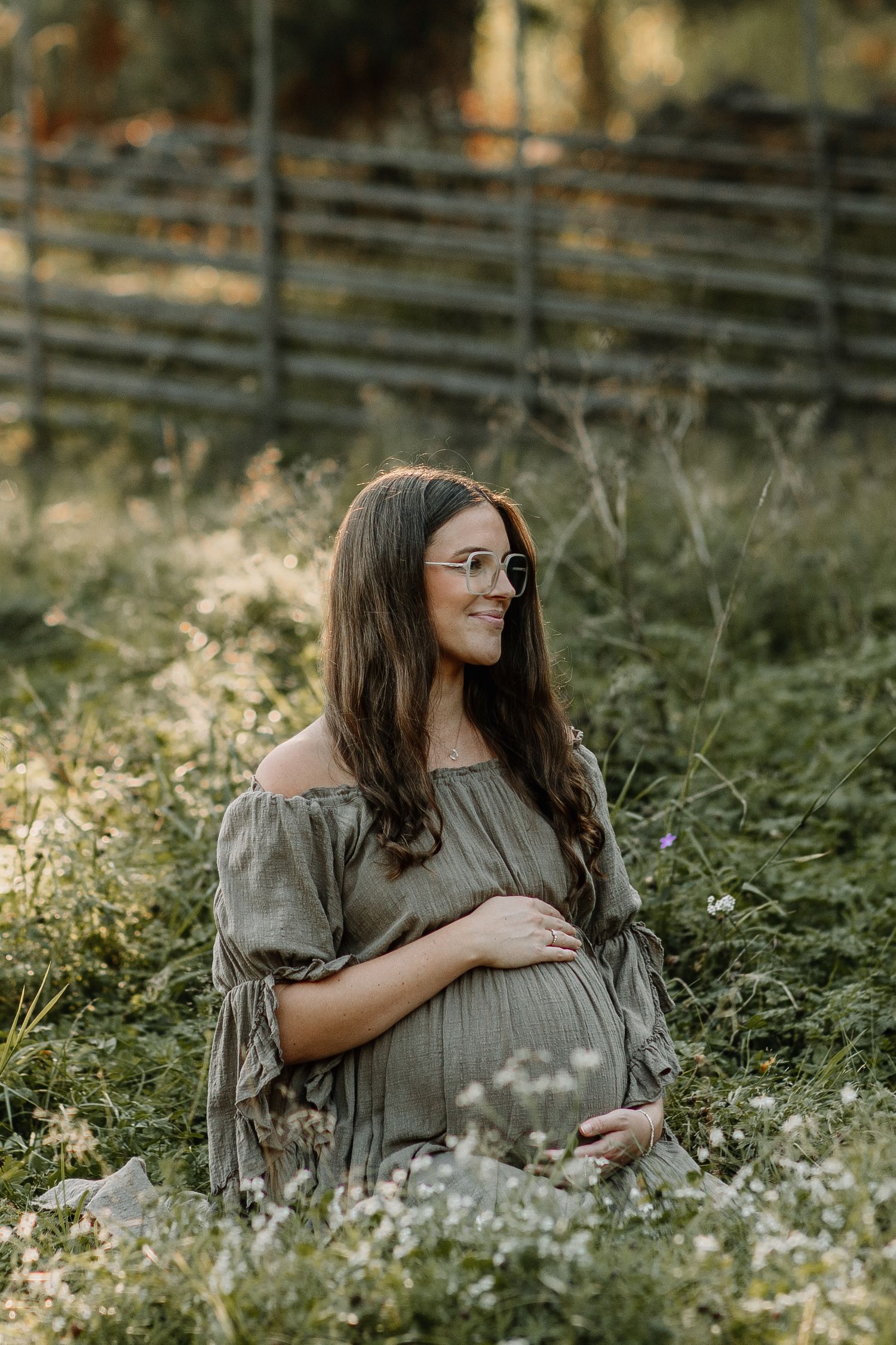 Gravidfotografering på sommaren