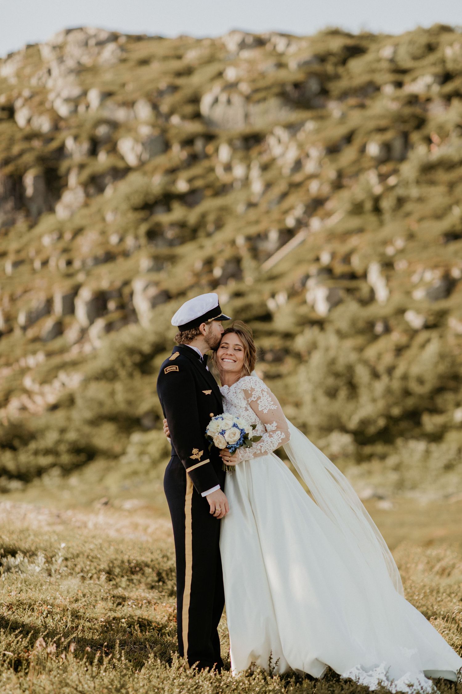 Bröllopsfotografering på sommaren i Åre