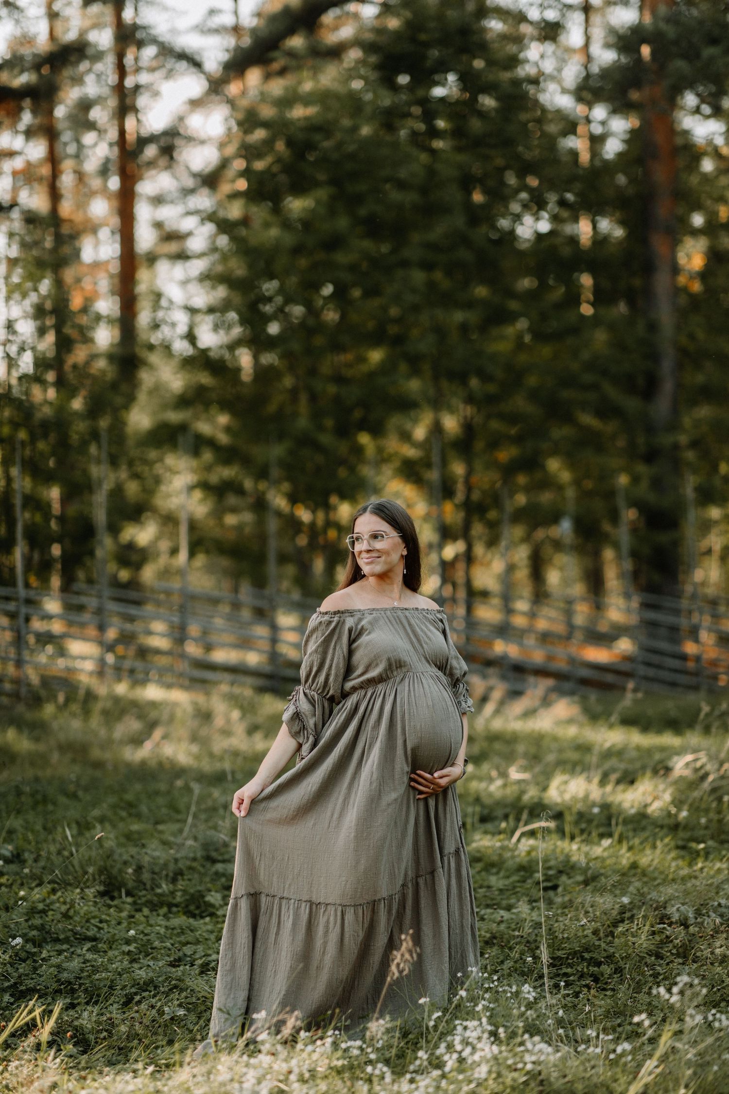 Gravidfotografering på sommaren