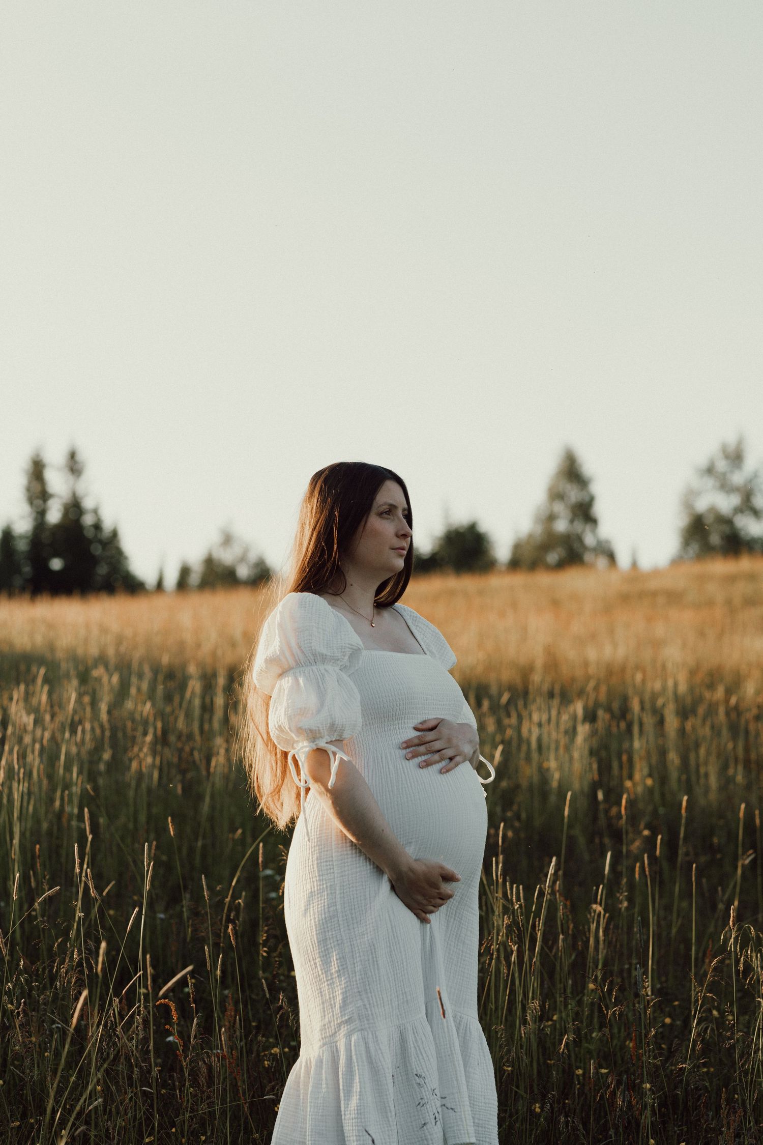 Gravidfotografering på sommaren