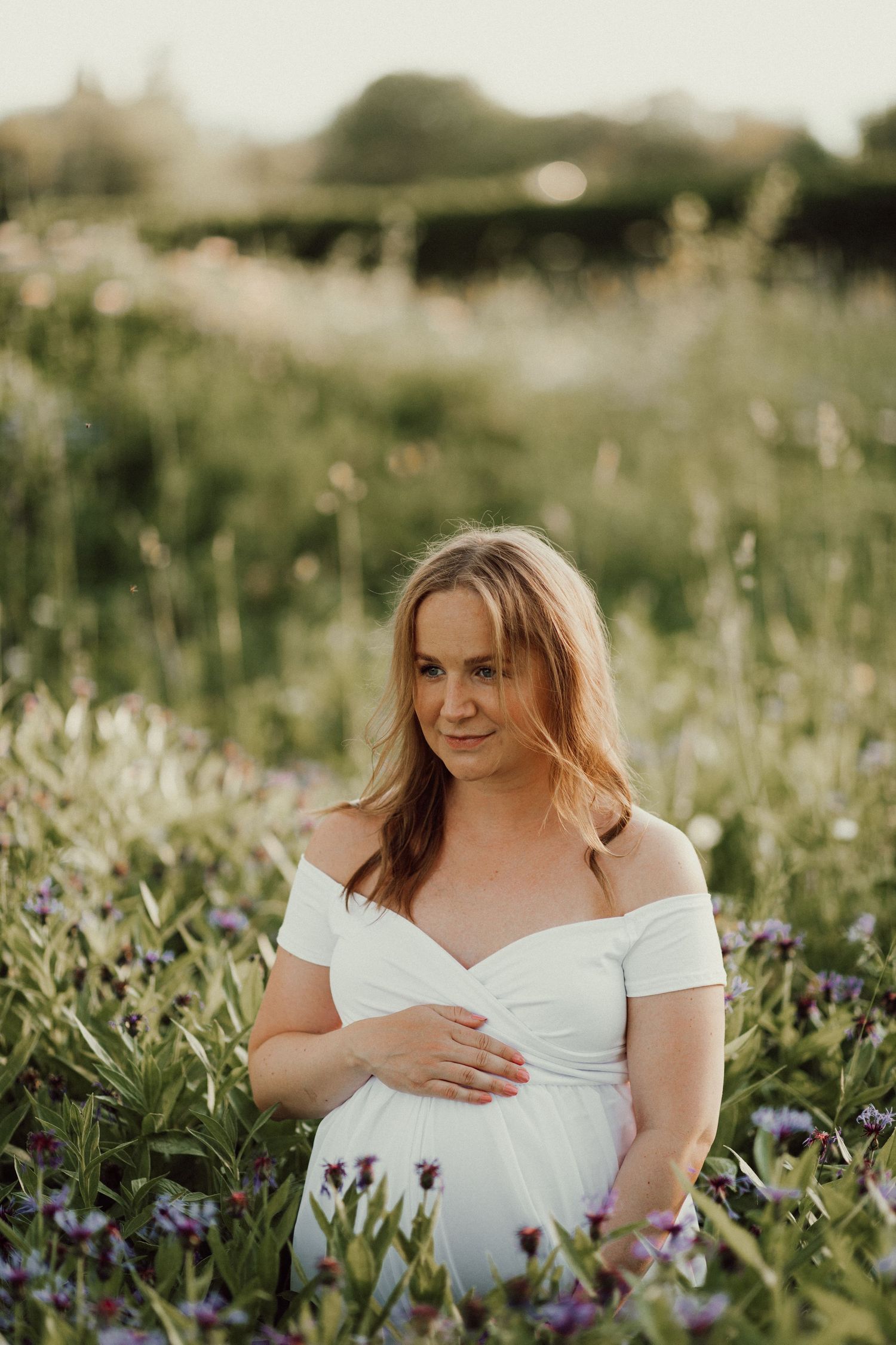 Gravidfotografering på sommaren