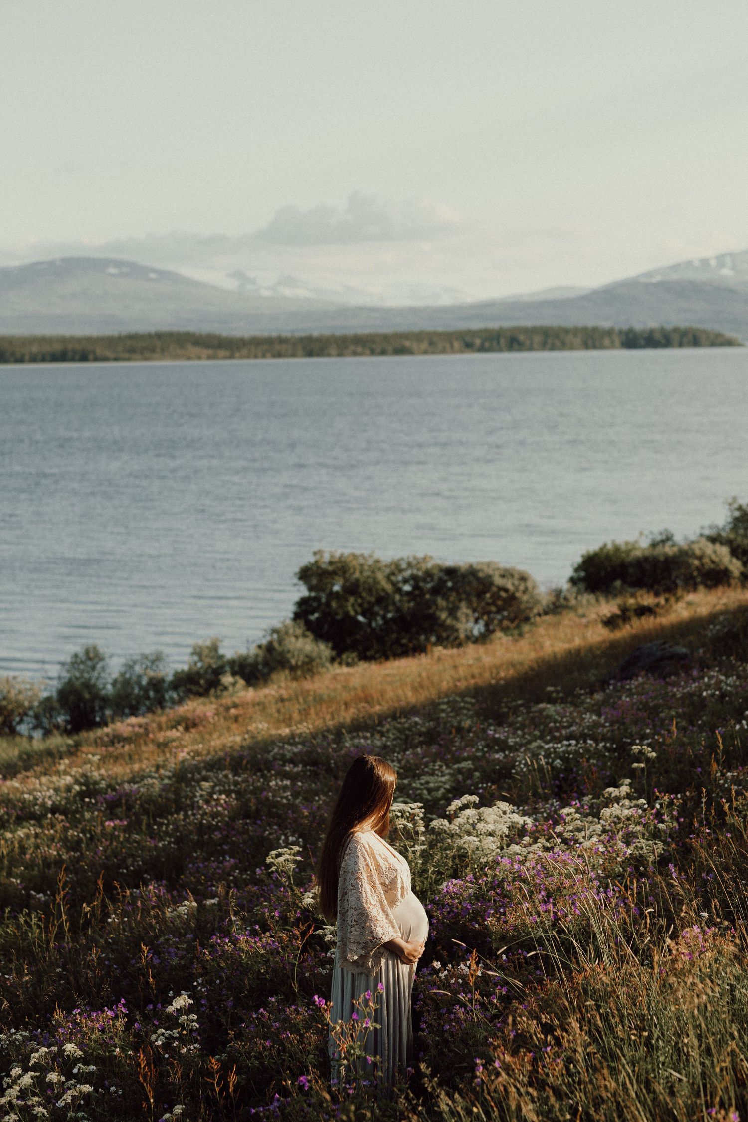 Gravidfotografering på sommaren
