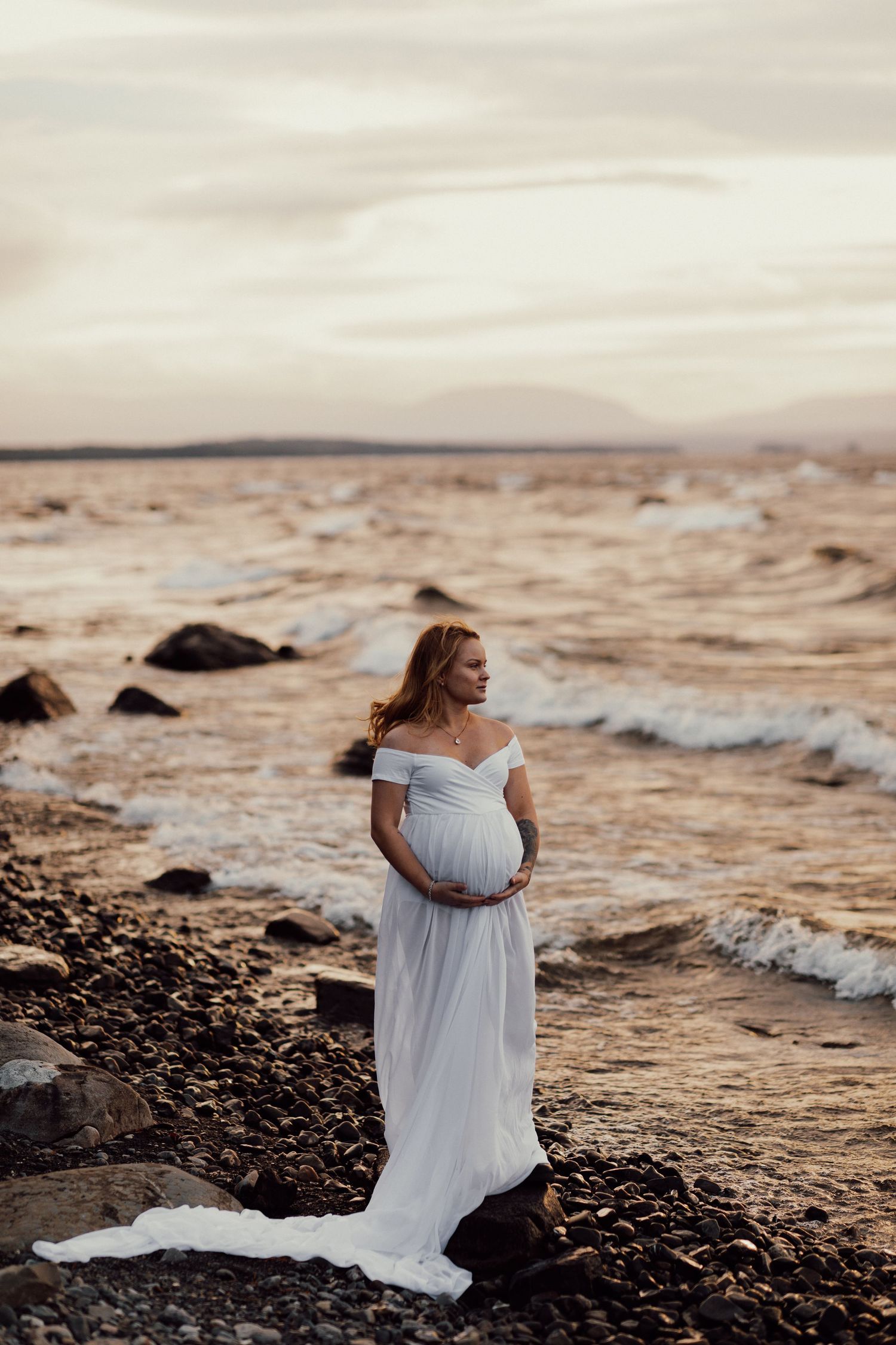Gravidfotografering på sommaren