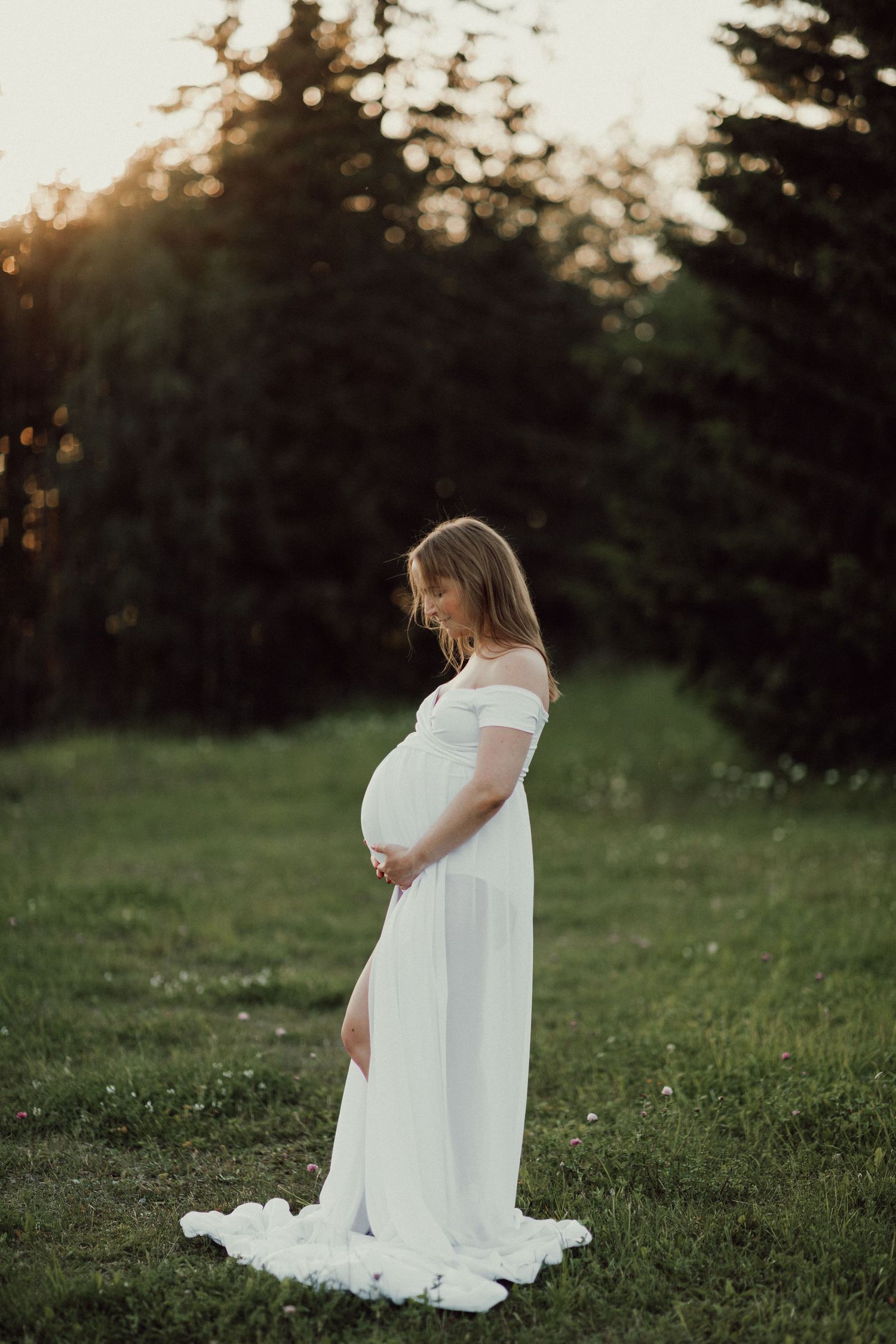 Gravidfotografering på sommaren