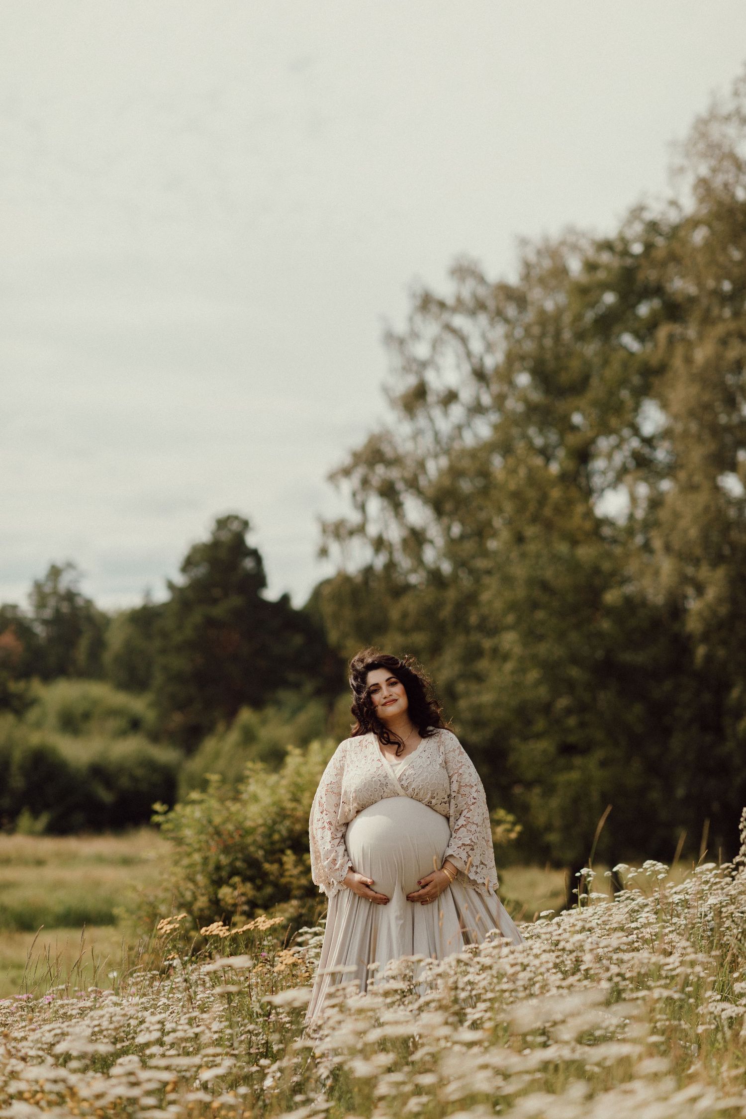 Gravidfotografering på sommaren