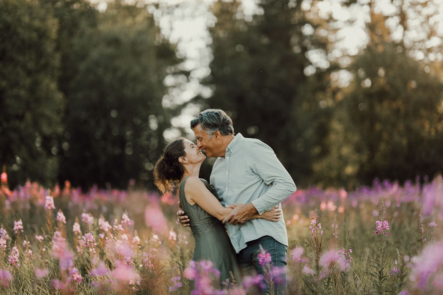 Familjefotografering på sommaren