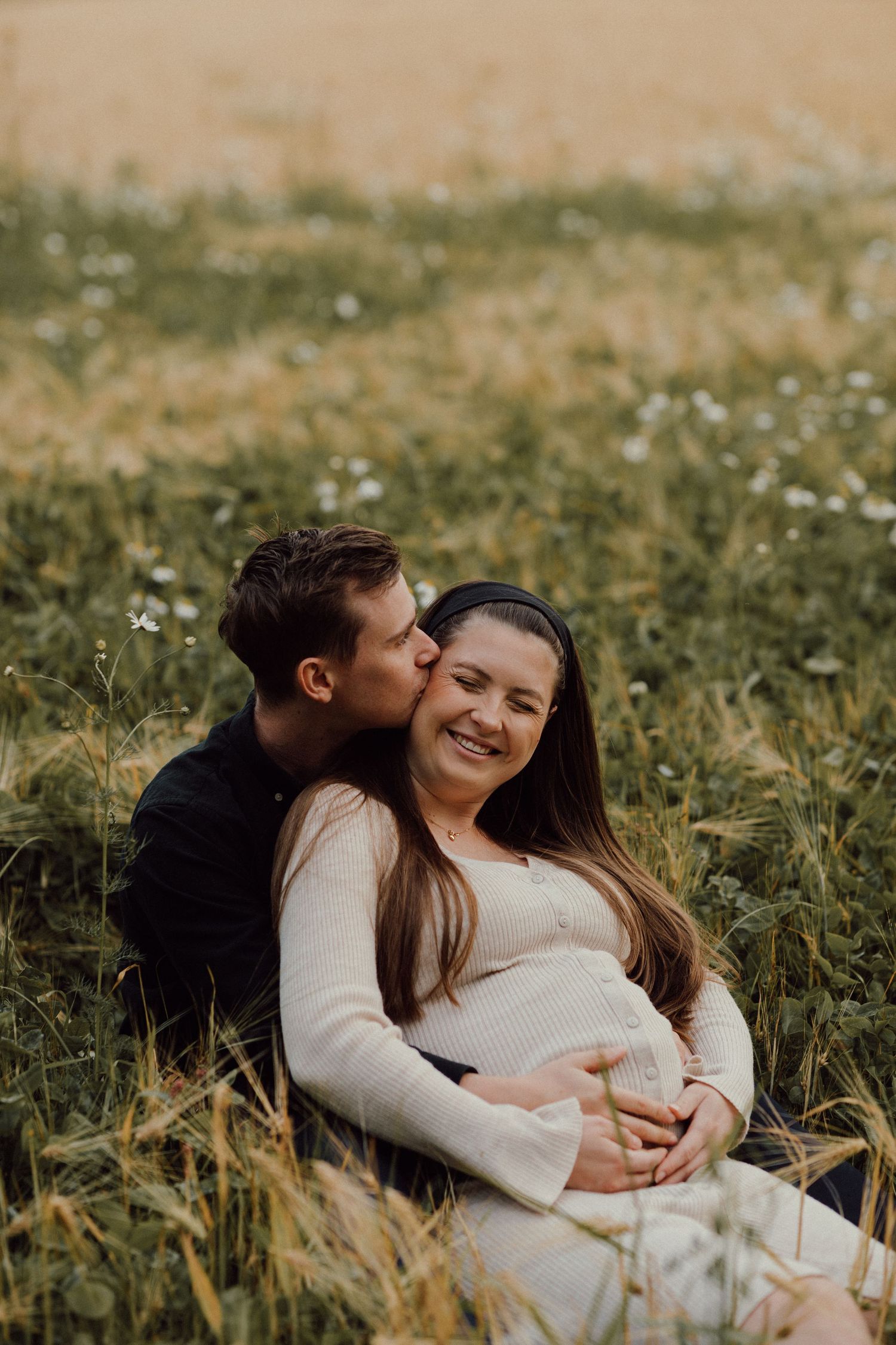 Gravidfotografering på sommaren