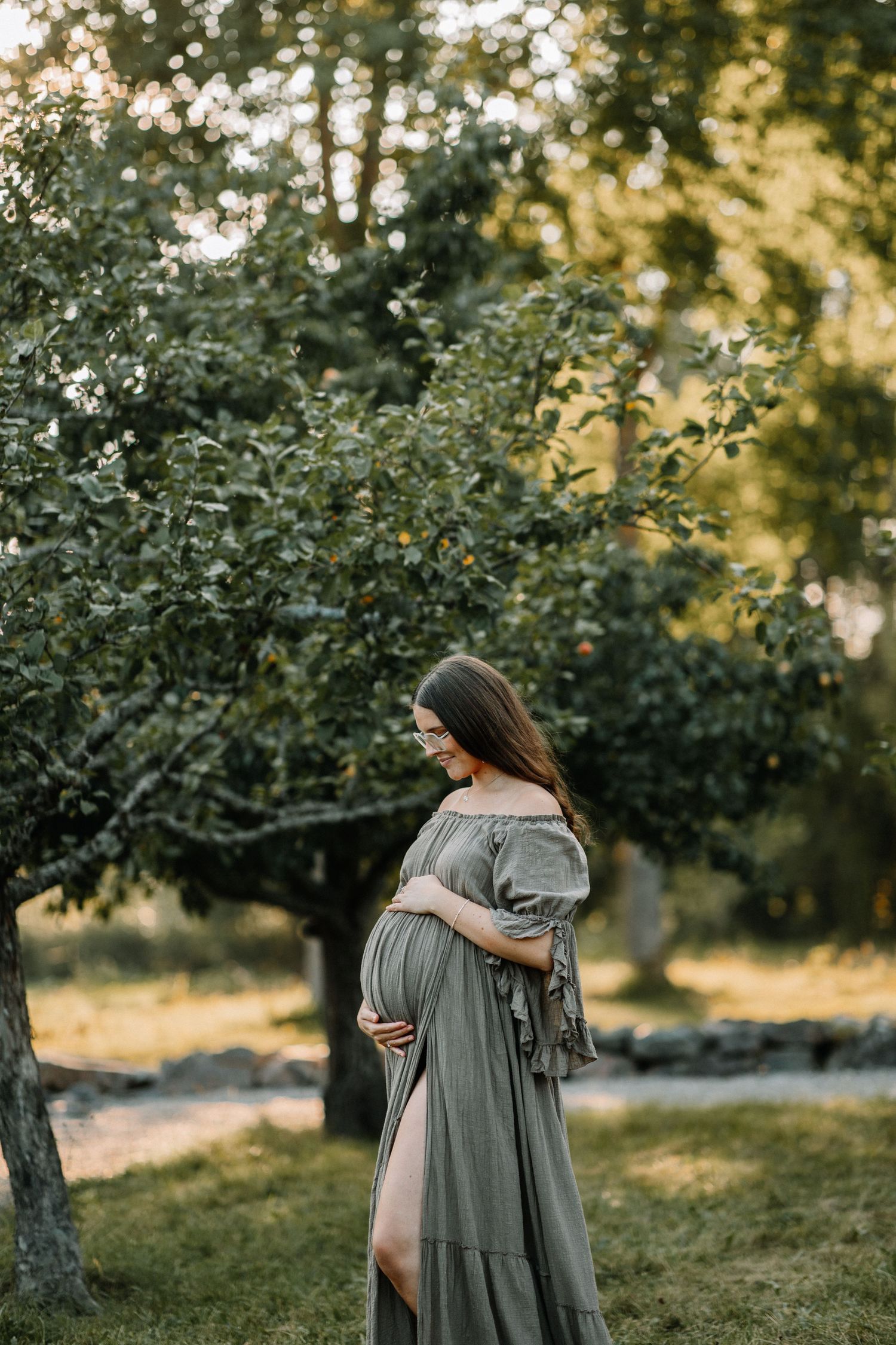 Gravidfotografering på sommaren