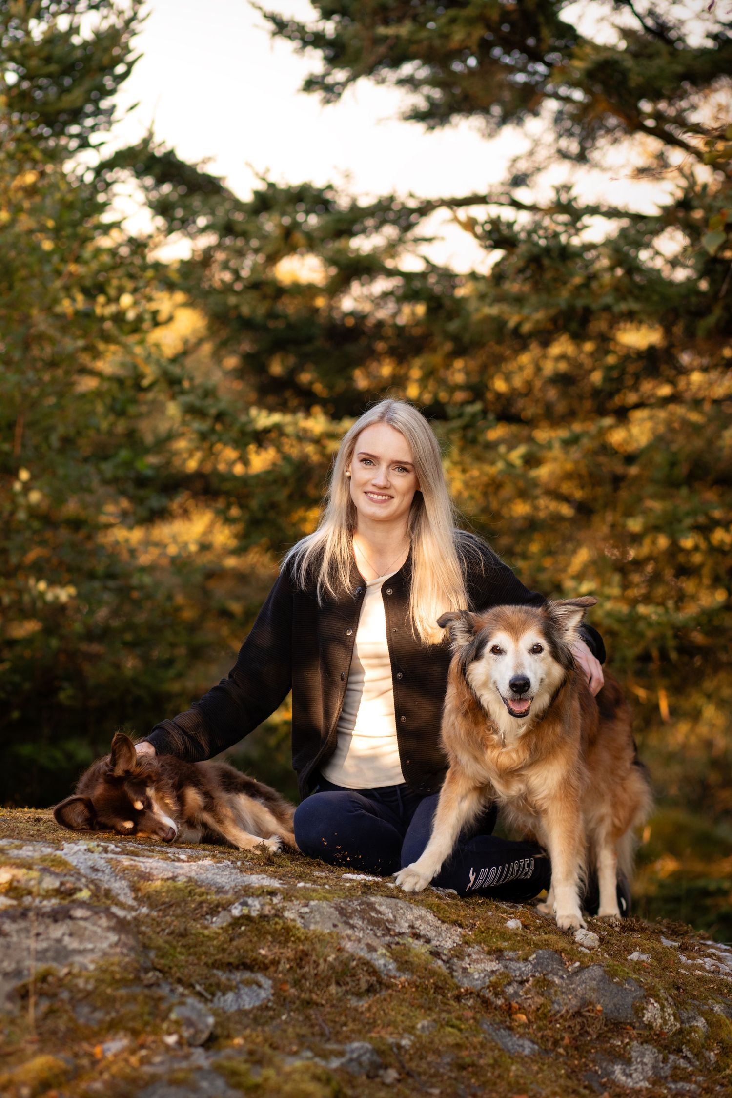 Hundefoto meg eier