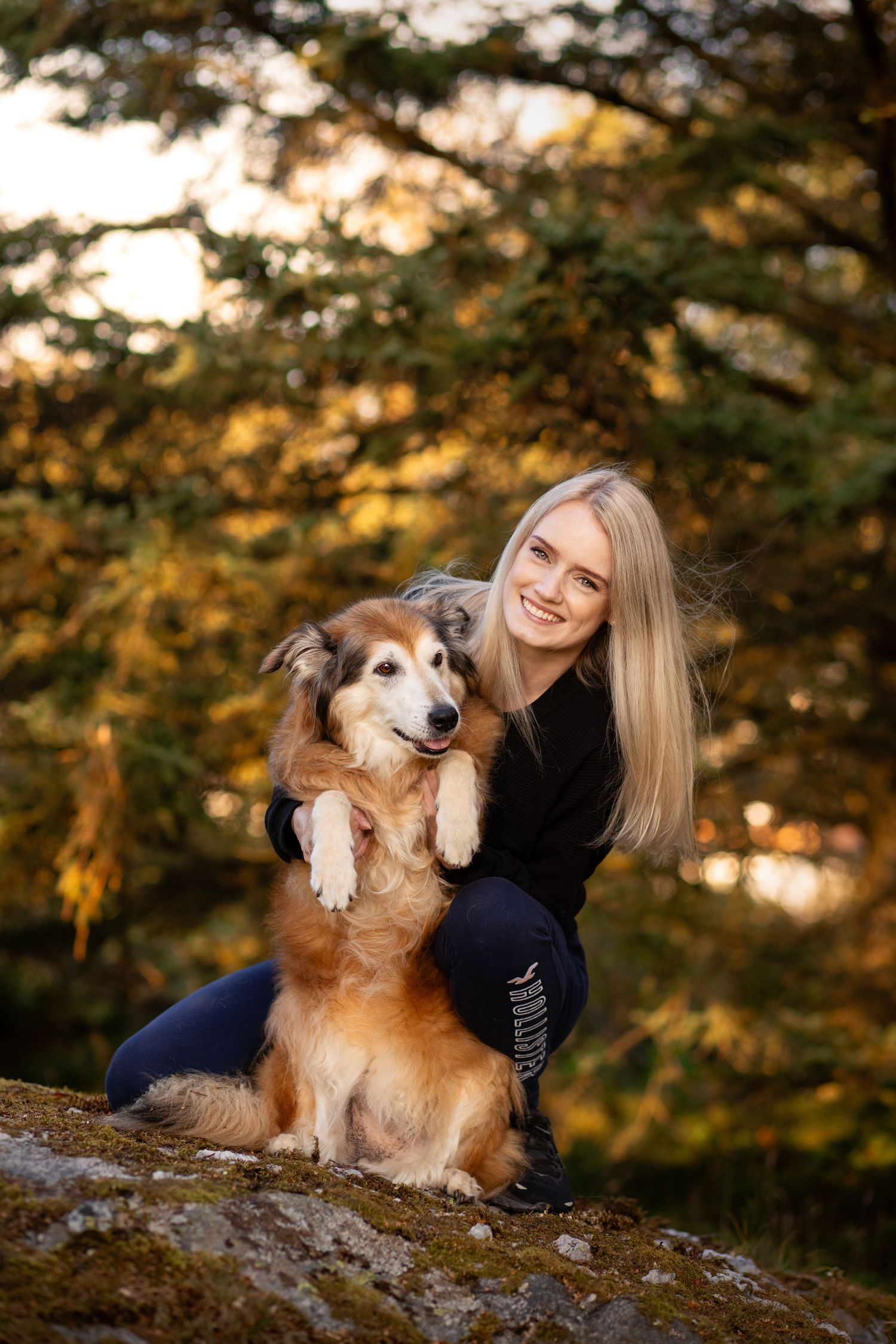 Hundefoto med eier
