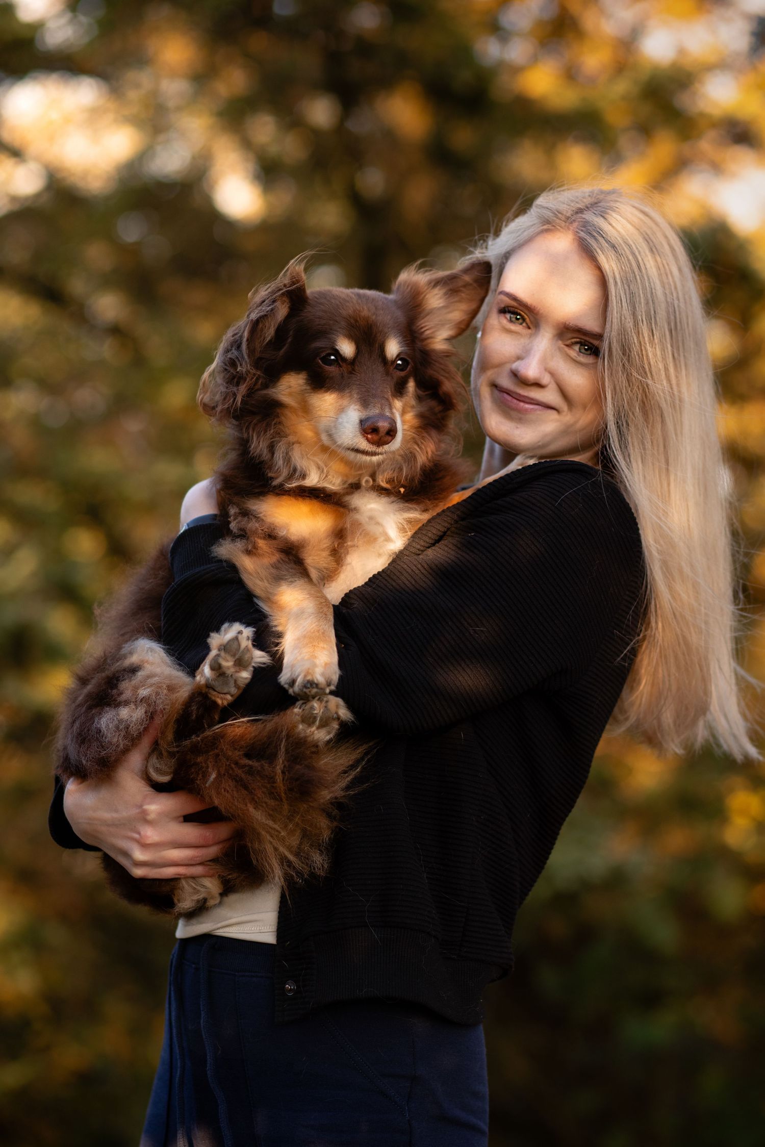 Hundefoto med eier