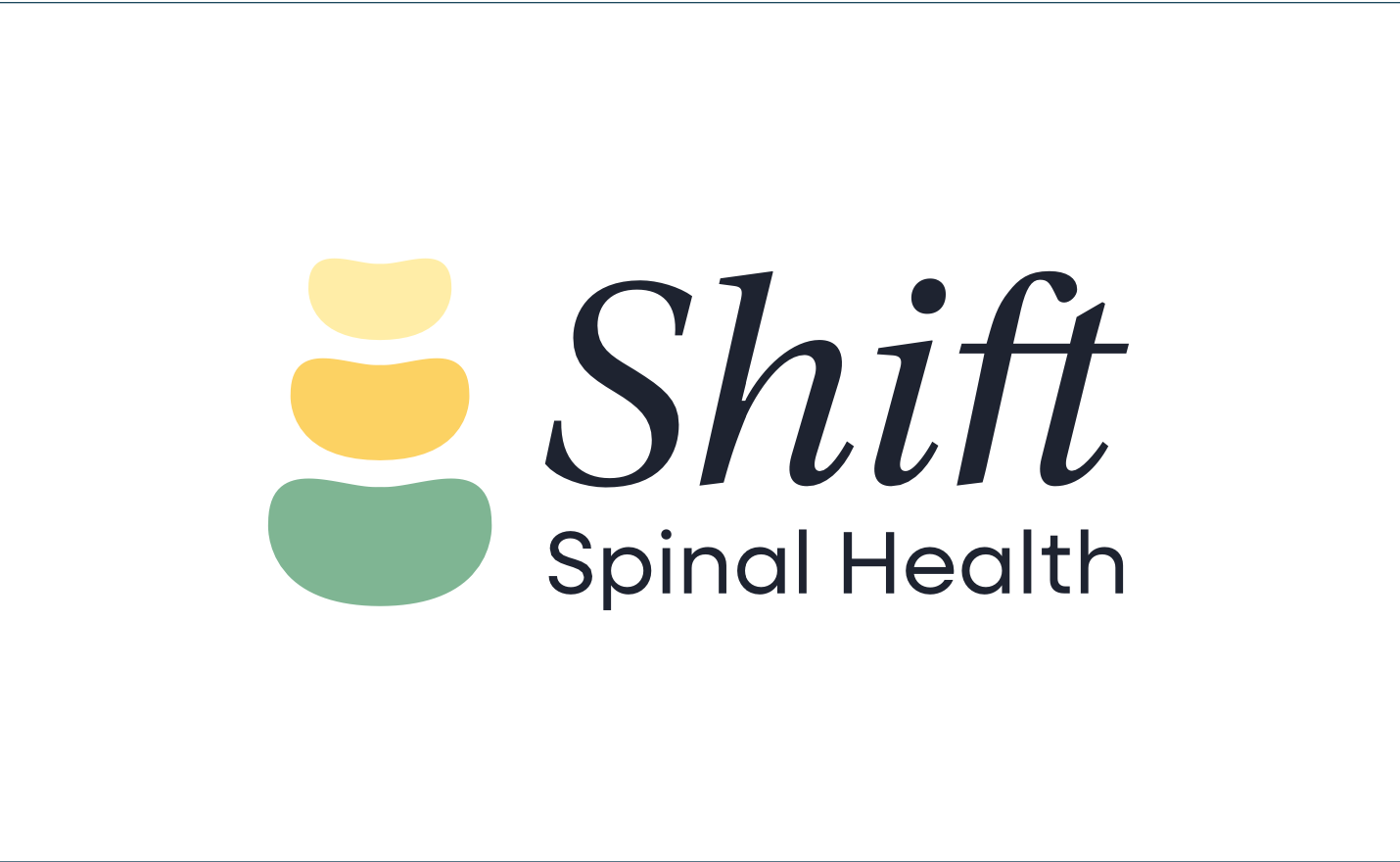 Spinal MT Series Partner: Minimalist healthcare logo design featuring pastel colours and text about spinal health.