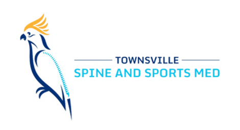 Spinal MT Series Partner: Medical practice logos from Townsville featuring spine and sports medicine branding.