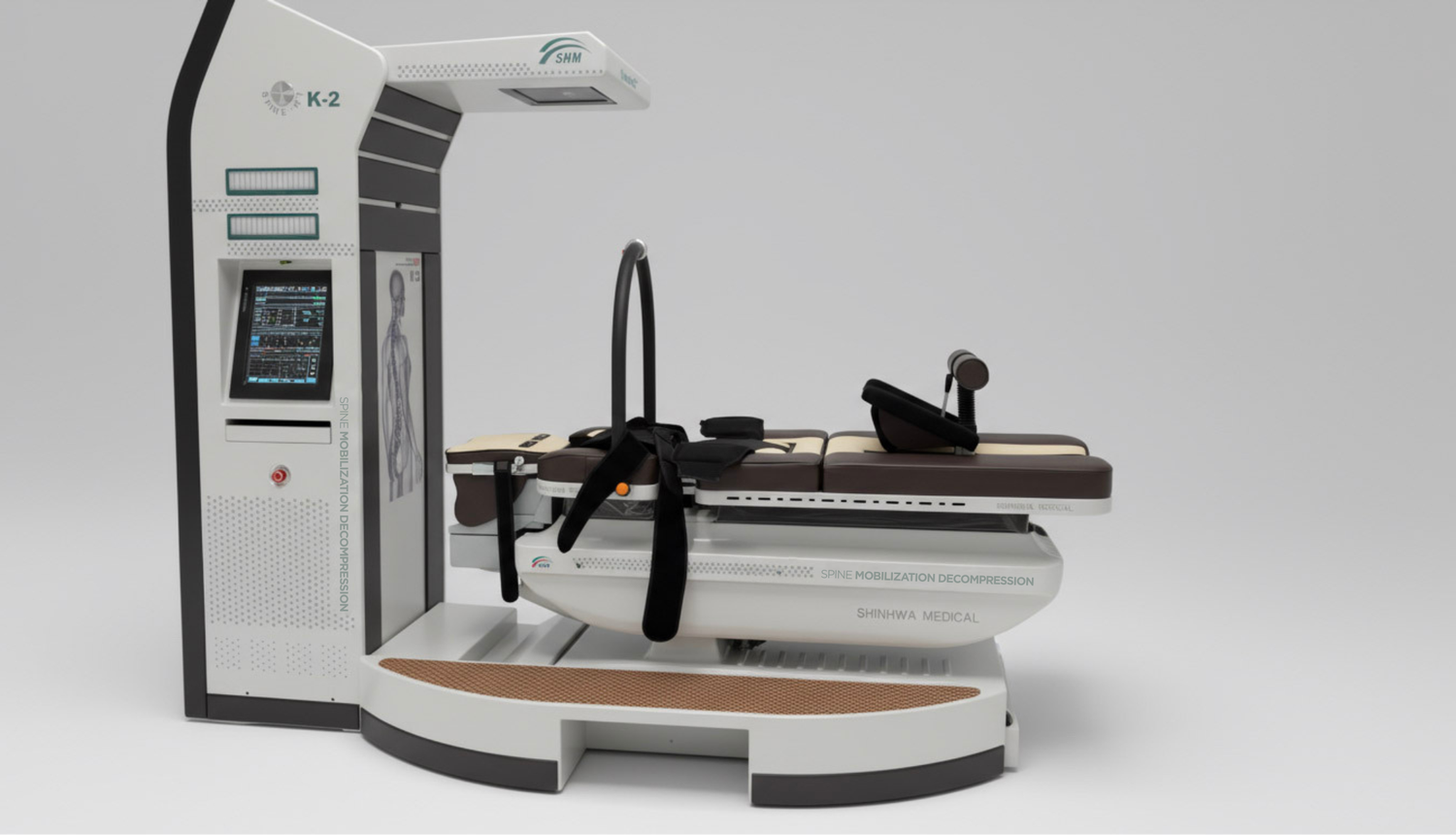 Vert Biotech Spine Series MT Atlas premium spinal decompression table for non-surgical disc treatment. The future of spinal decompression.