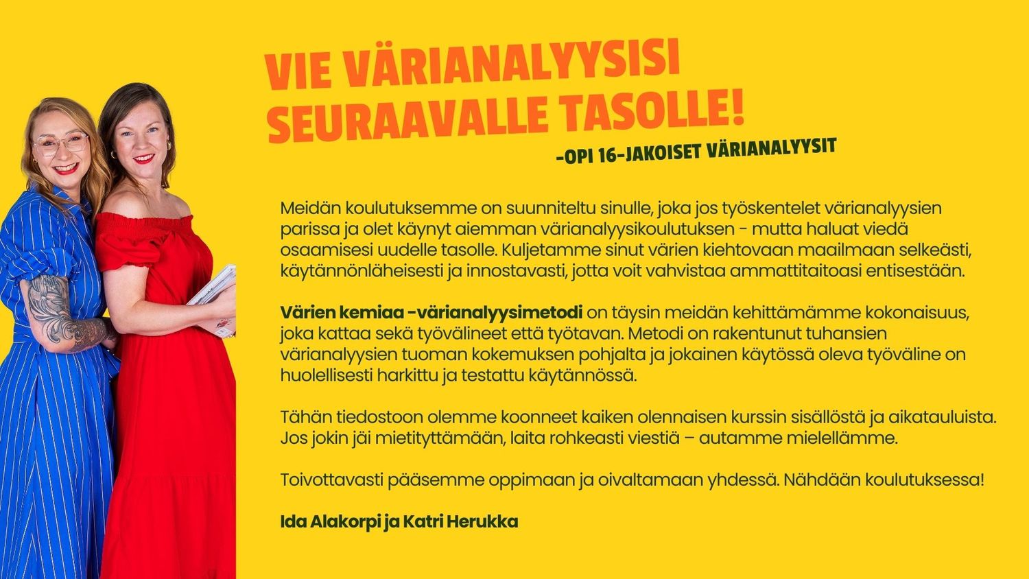 Värianalyysikoulutus
